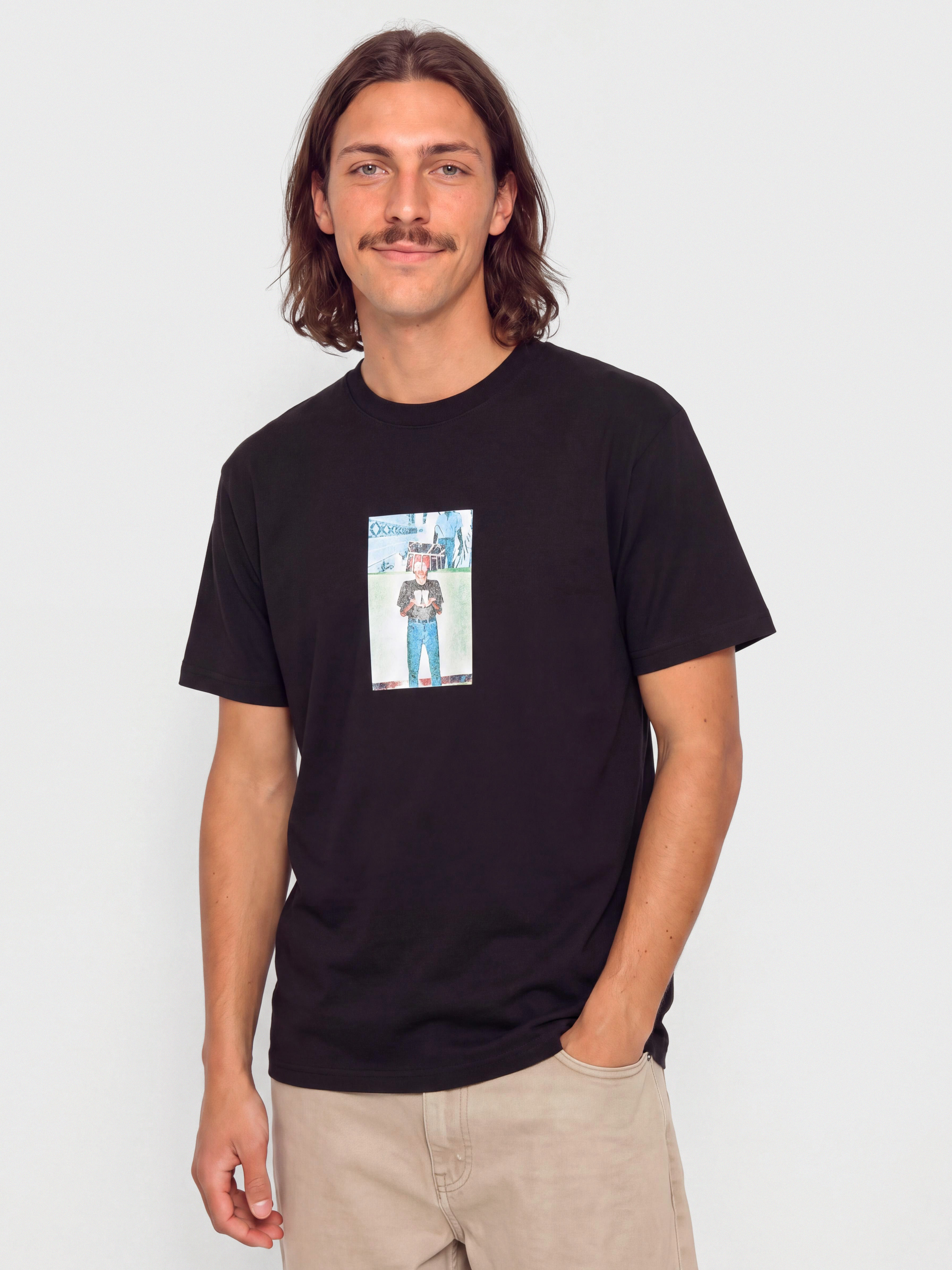 Tricou Polar Skate Jeans Teeth (black)