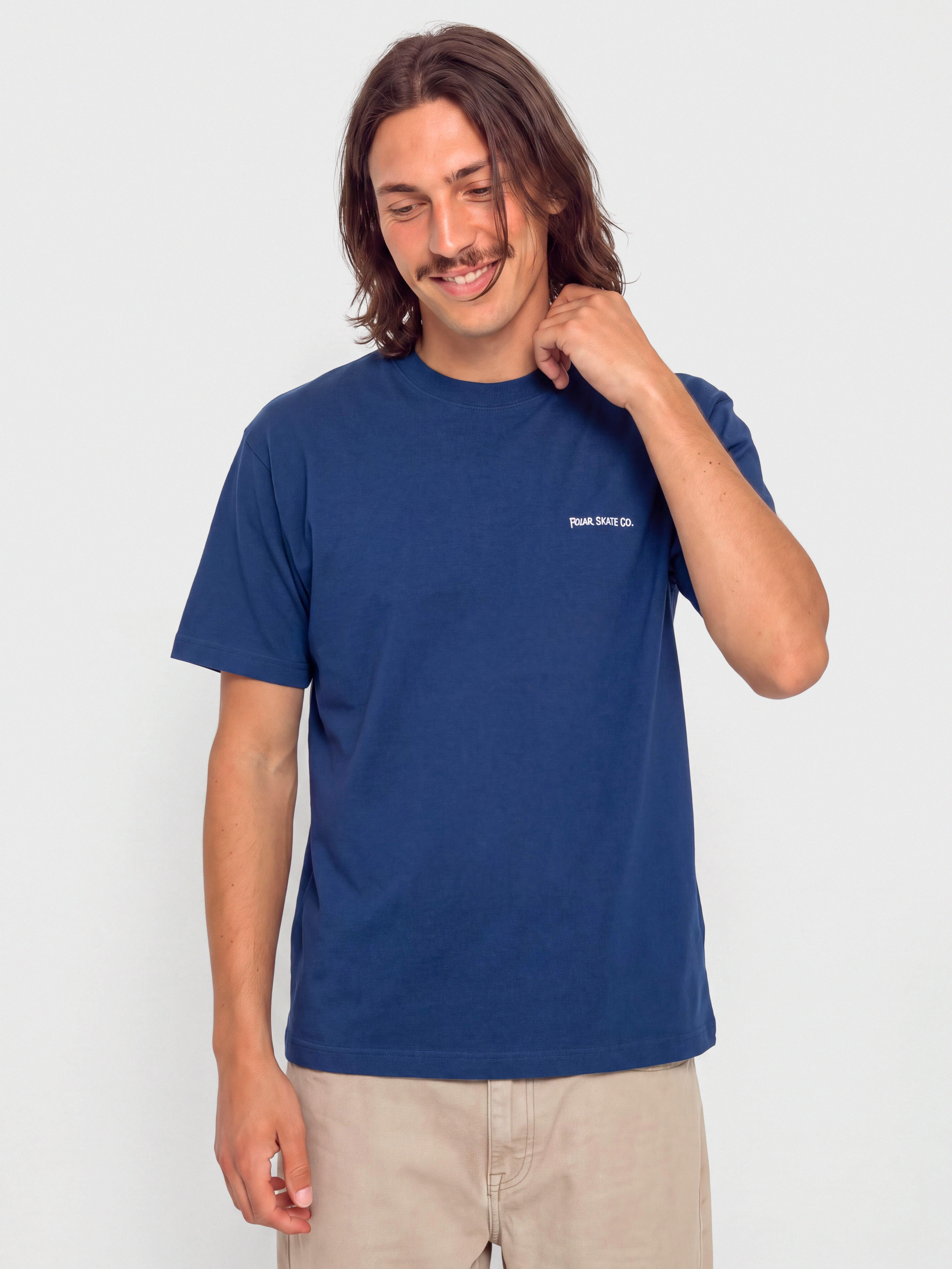 Tricou Polar Skate Contrast Doodle (ultramarine/white)