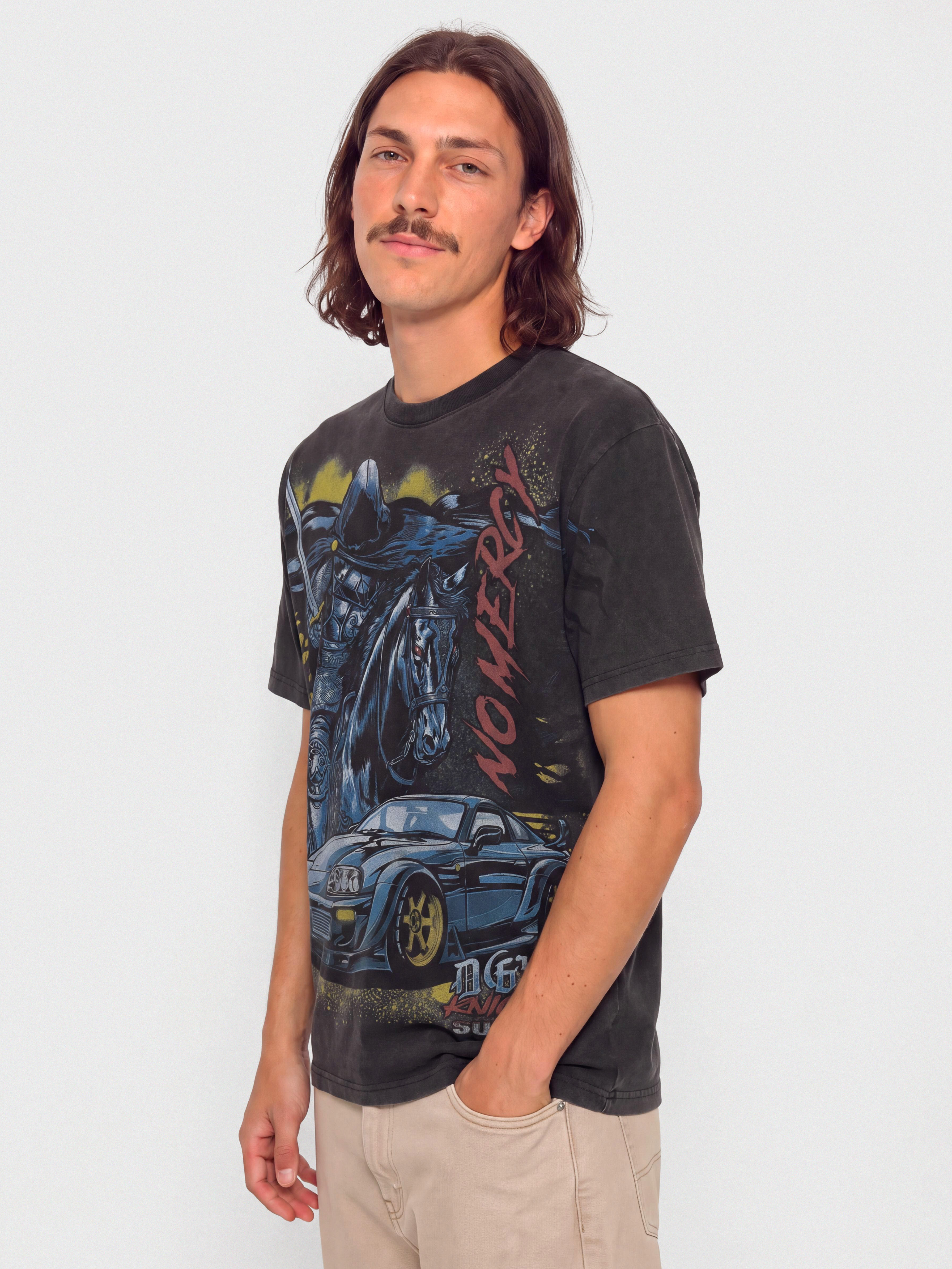 Tricou DGK Black Knight (vintage black)