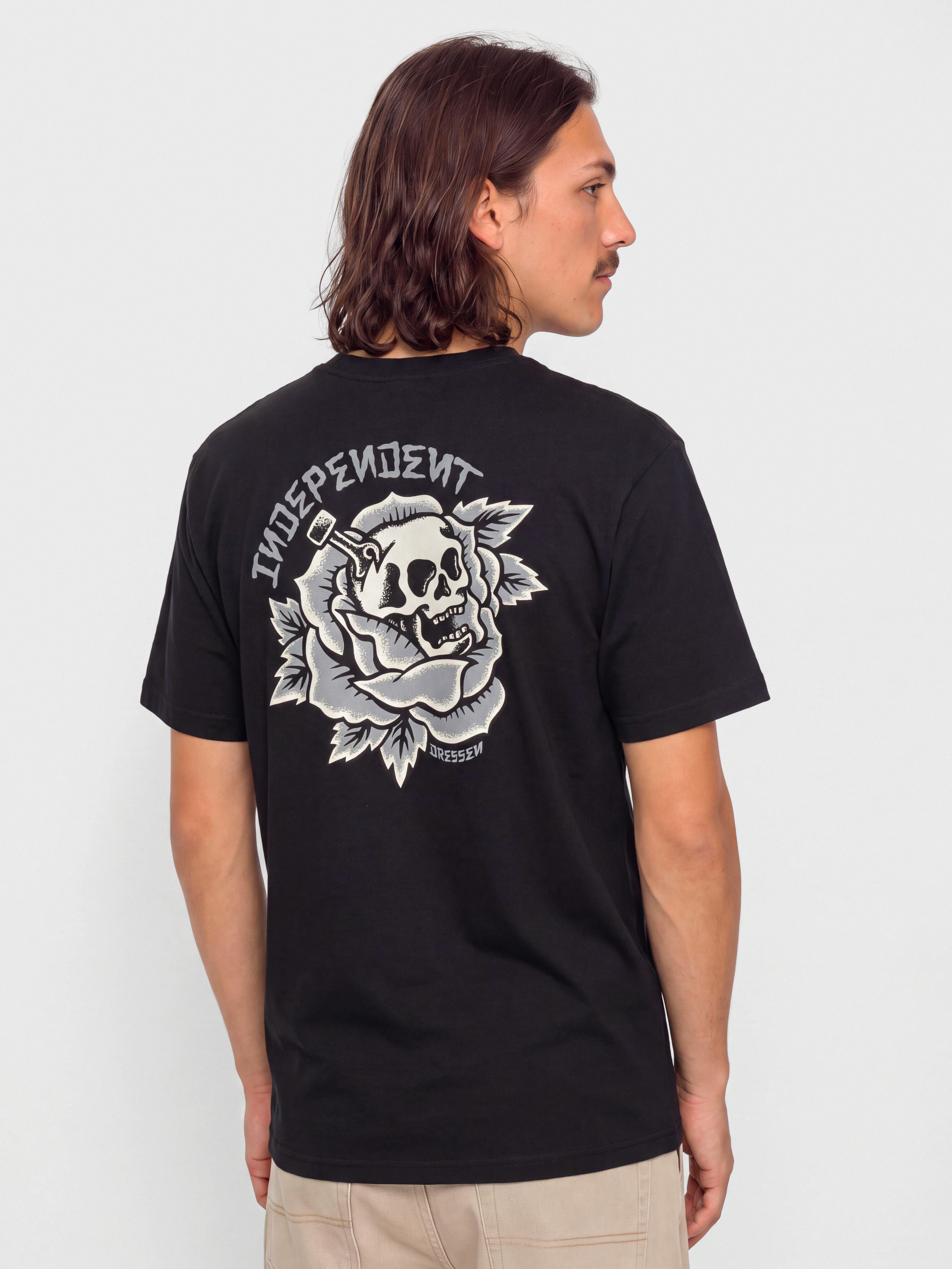 Tricou Independent Dressen Skull Rose