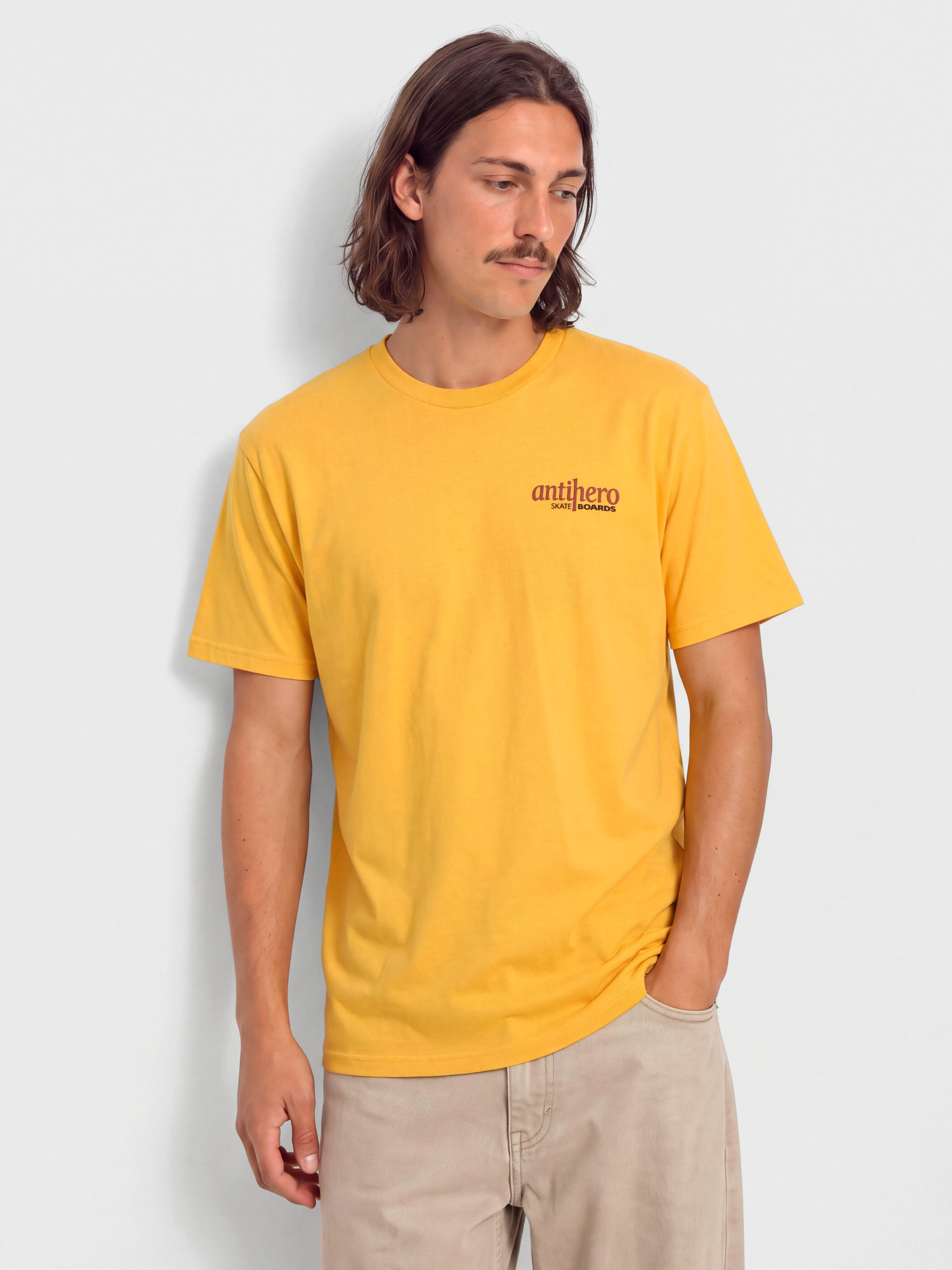 Tricou Antihero The Bucky (gold w/multi color prints)