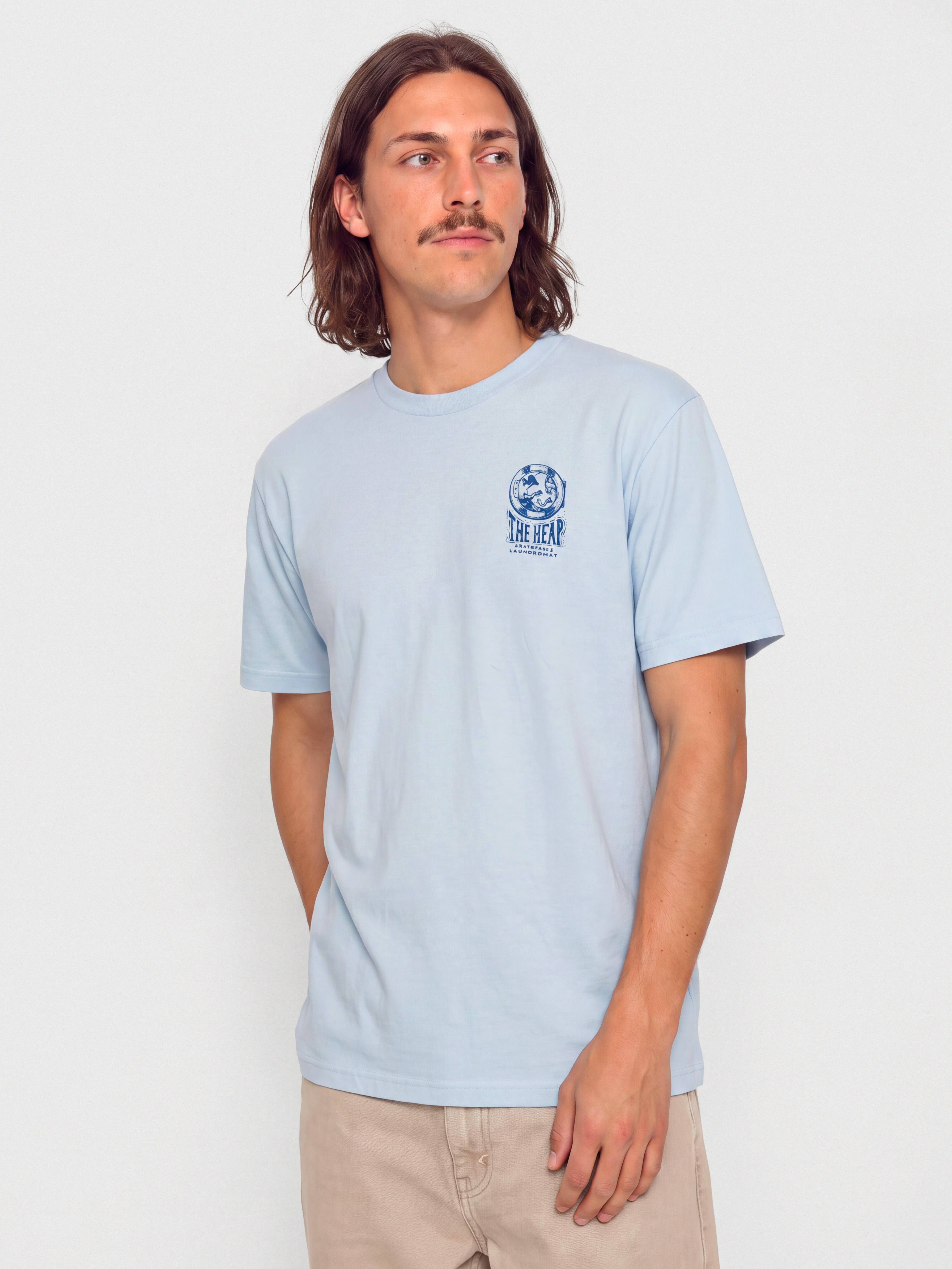 Tricou Antihero The Heap (powder blue w/dk blue prints)