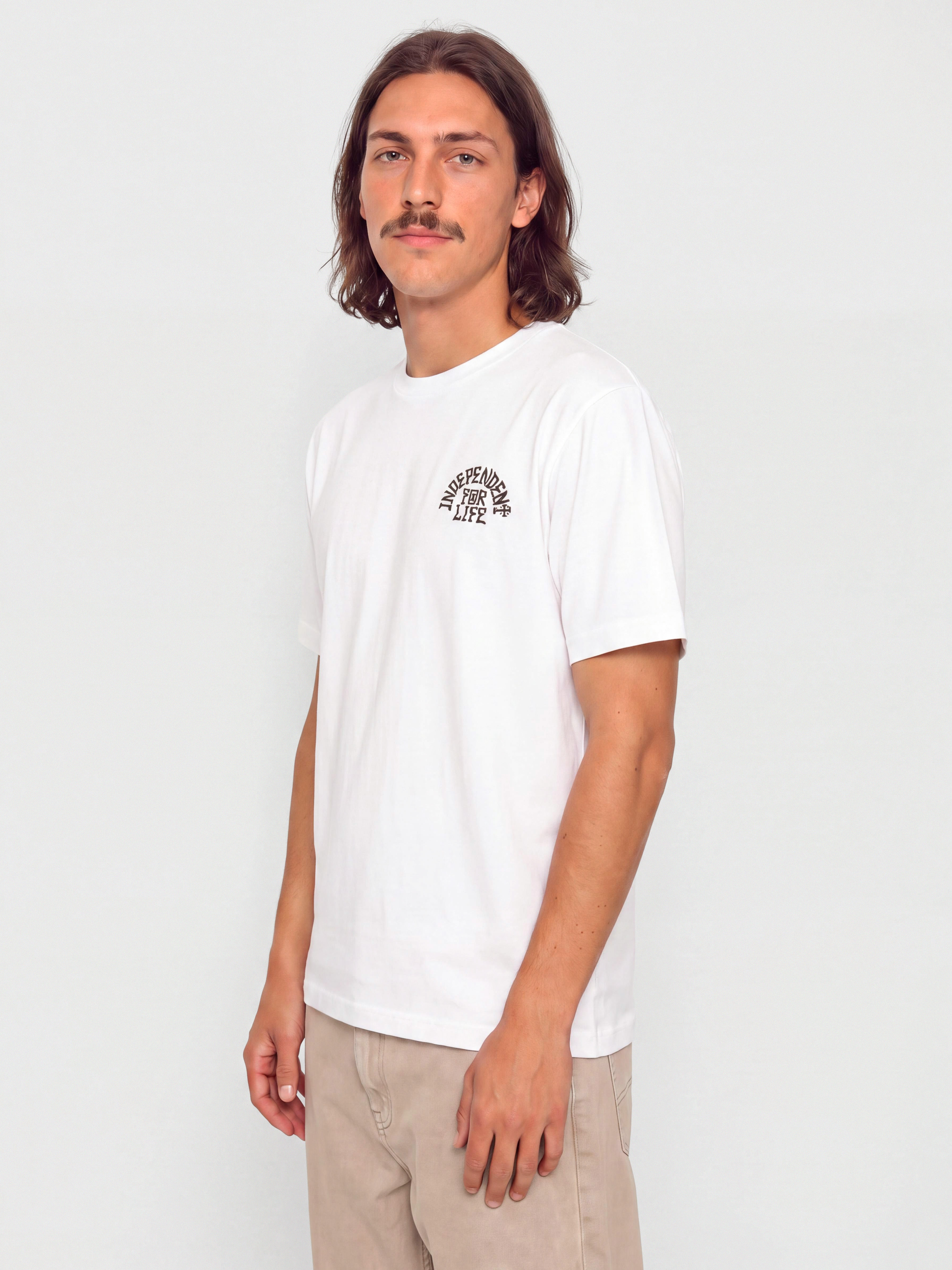 Tricou Independent Truck Head (white)