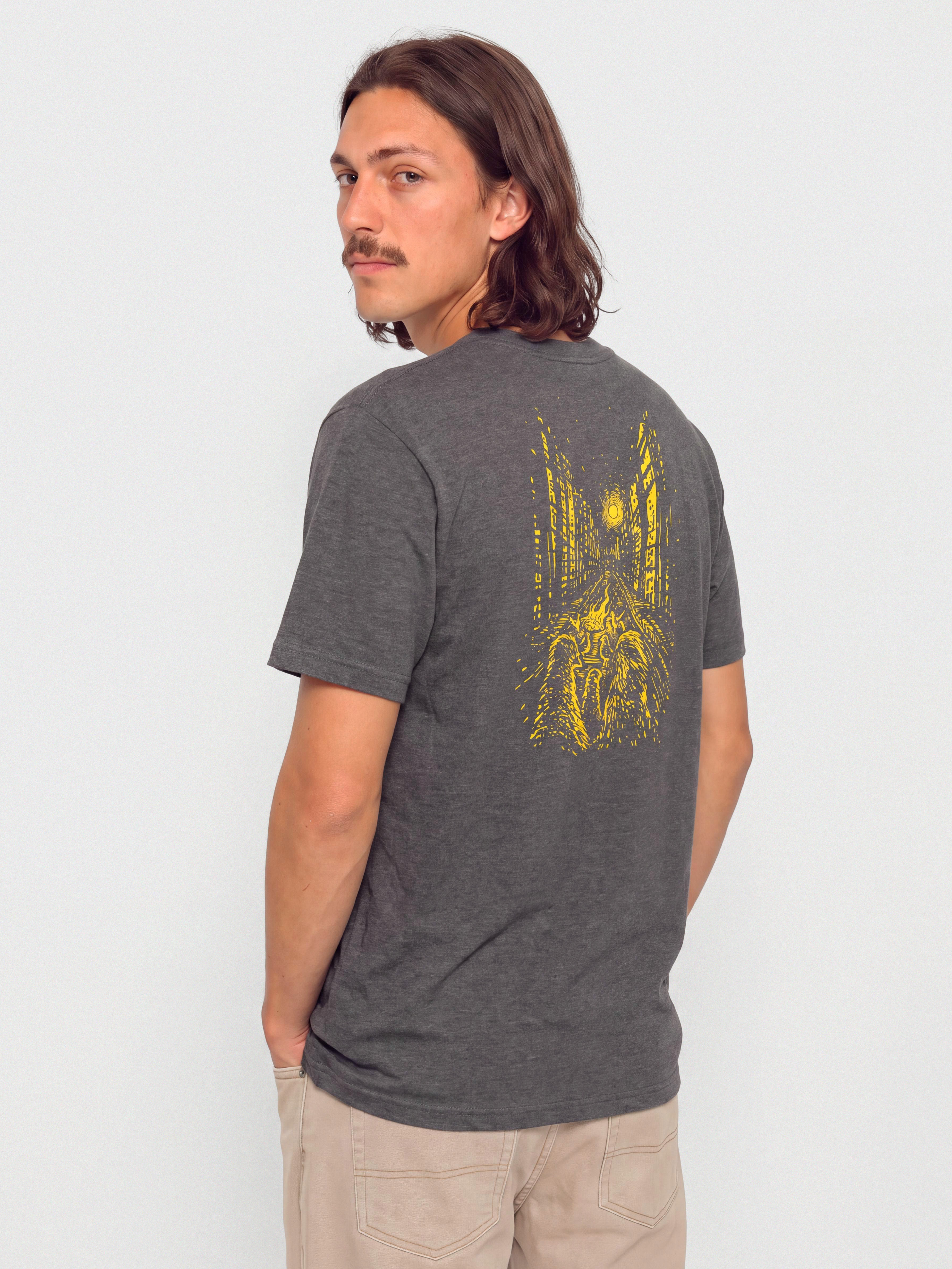 Tricou Antihero Fireside (heather asphalt)