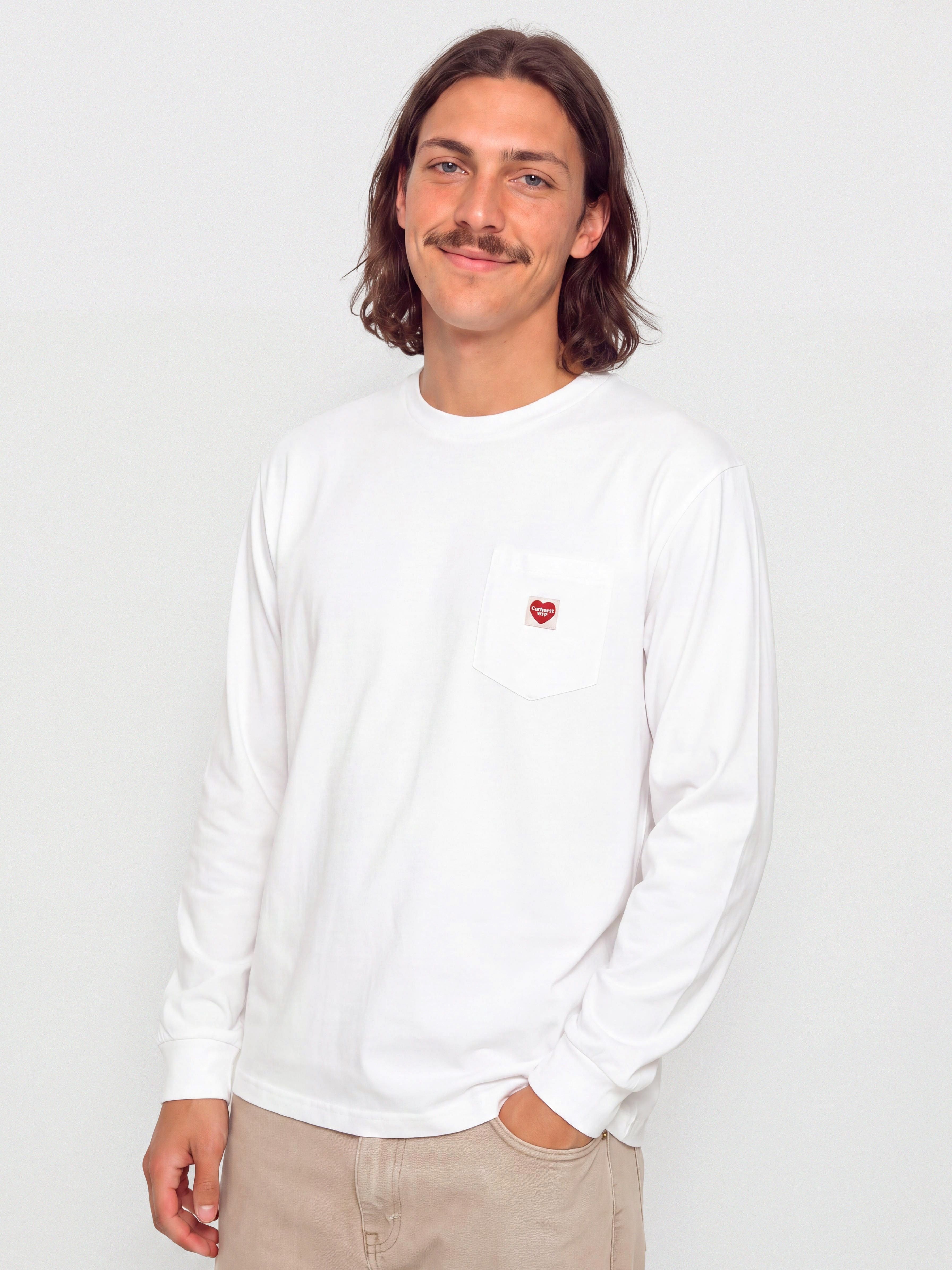Longsleeve Carhartt WIP Pocket Small Heart Wmn