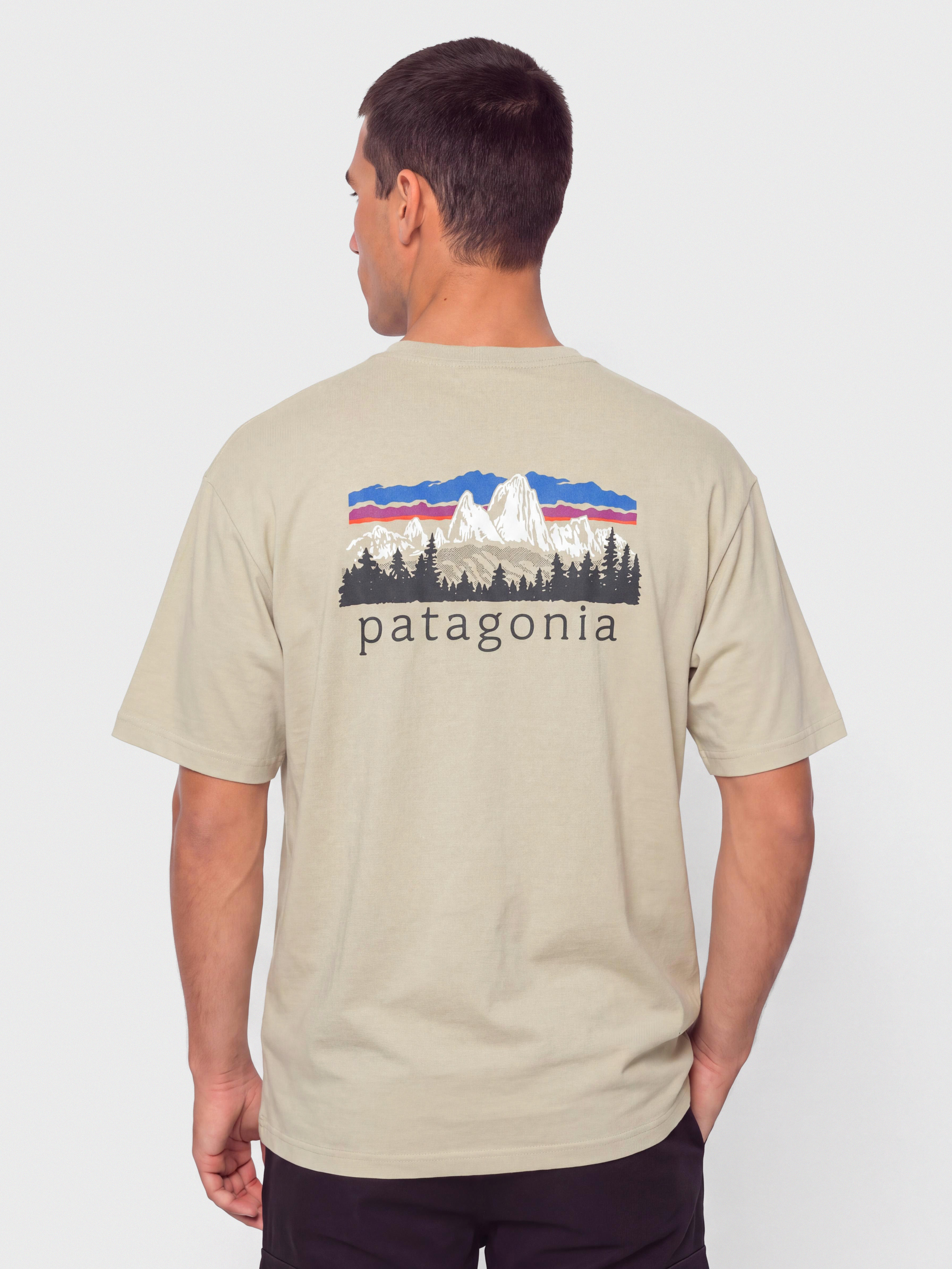 Tricou Patagonia Fitz Roy Foothills (weathered stone)