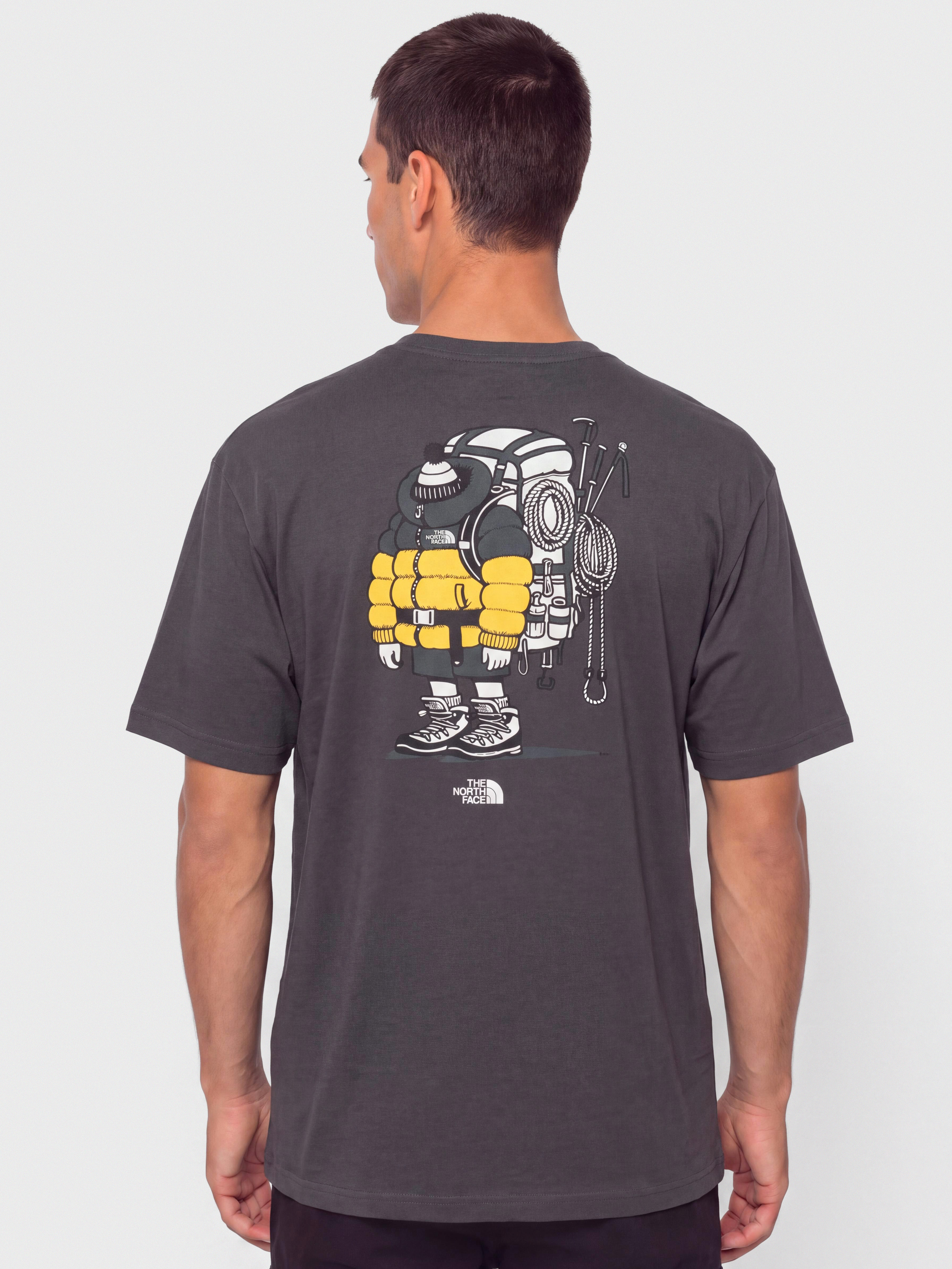 Tricou The North Face Gear Up Get Out Relaxed (anthracite grey)