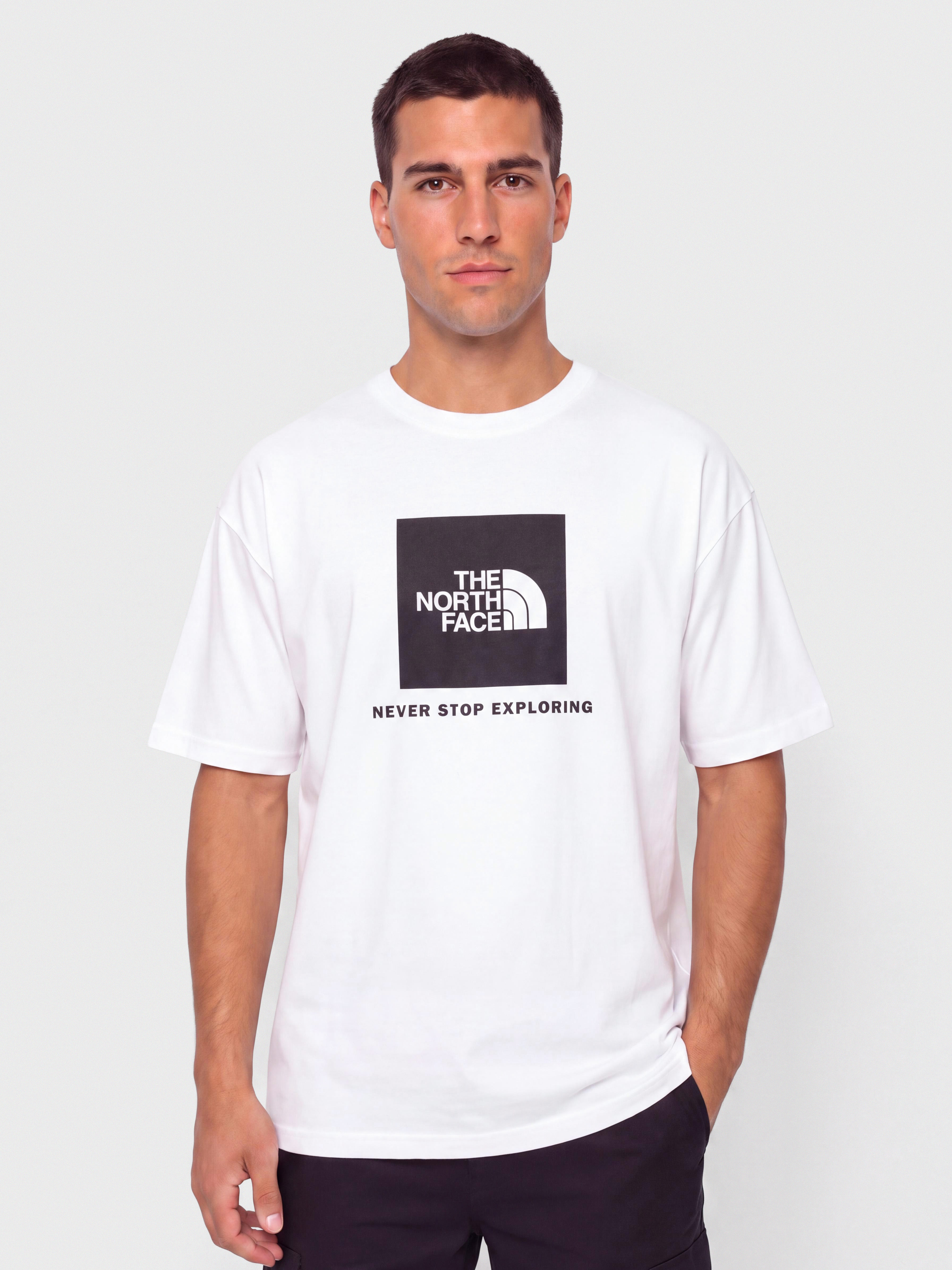 Tricou The North Face Raglan Redbox (tnf white)