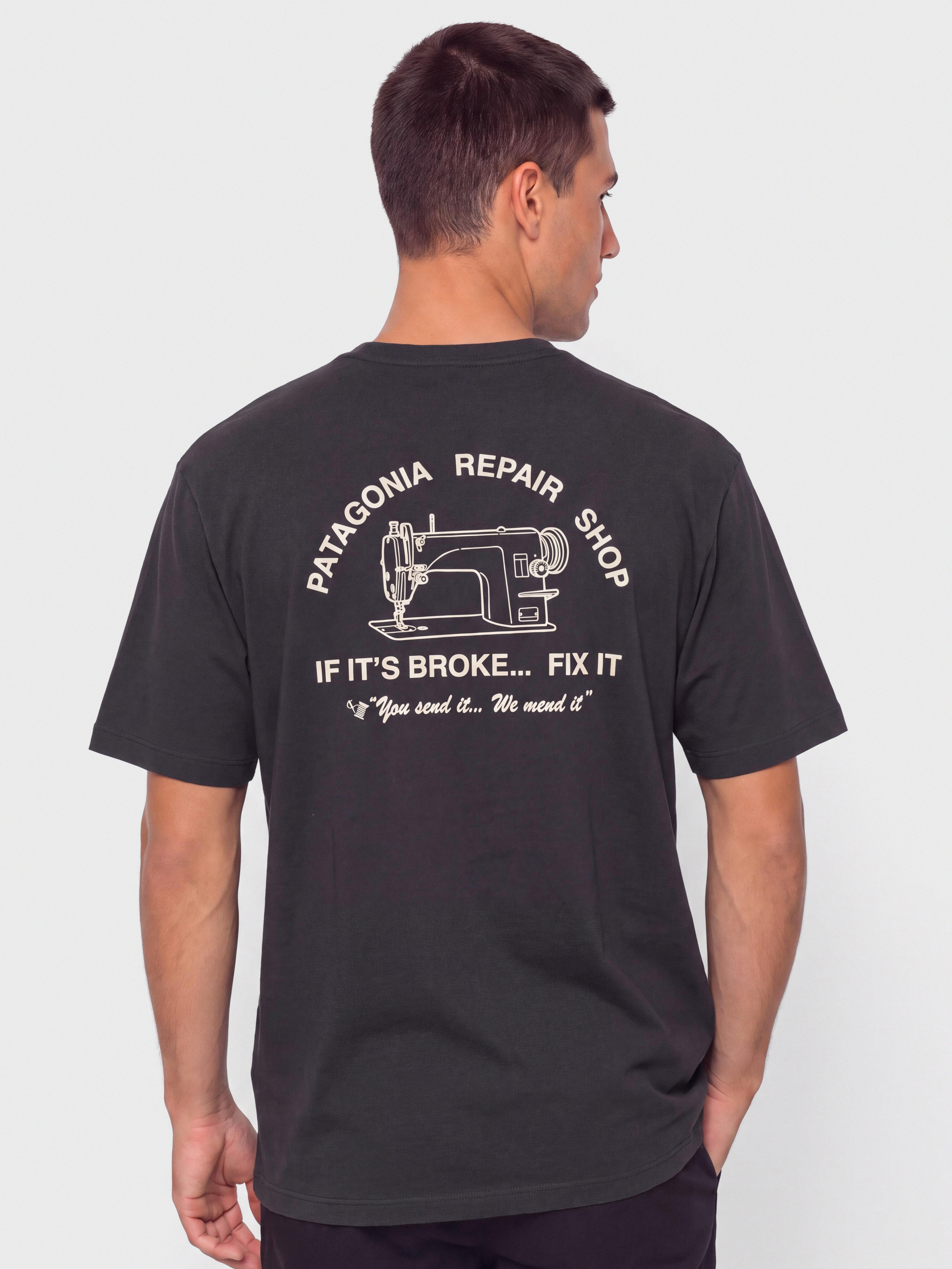 Tricou Patagonia Repair Shop (ink black)