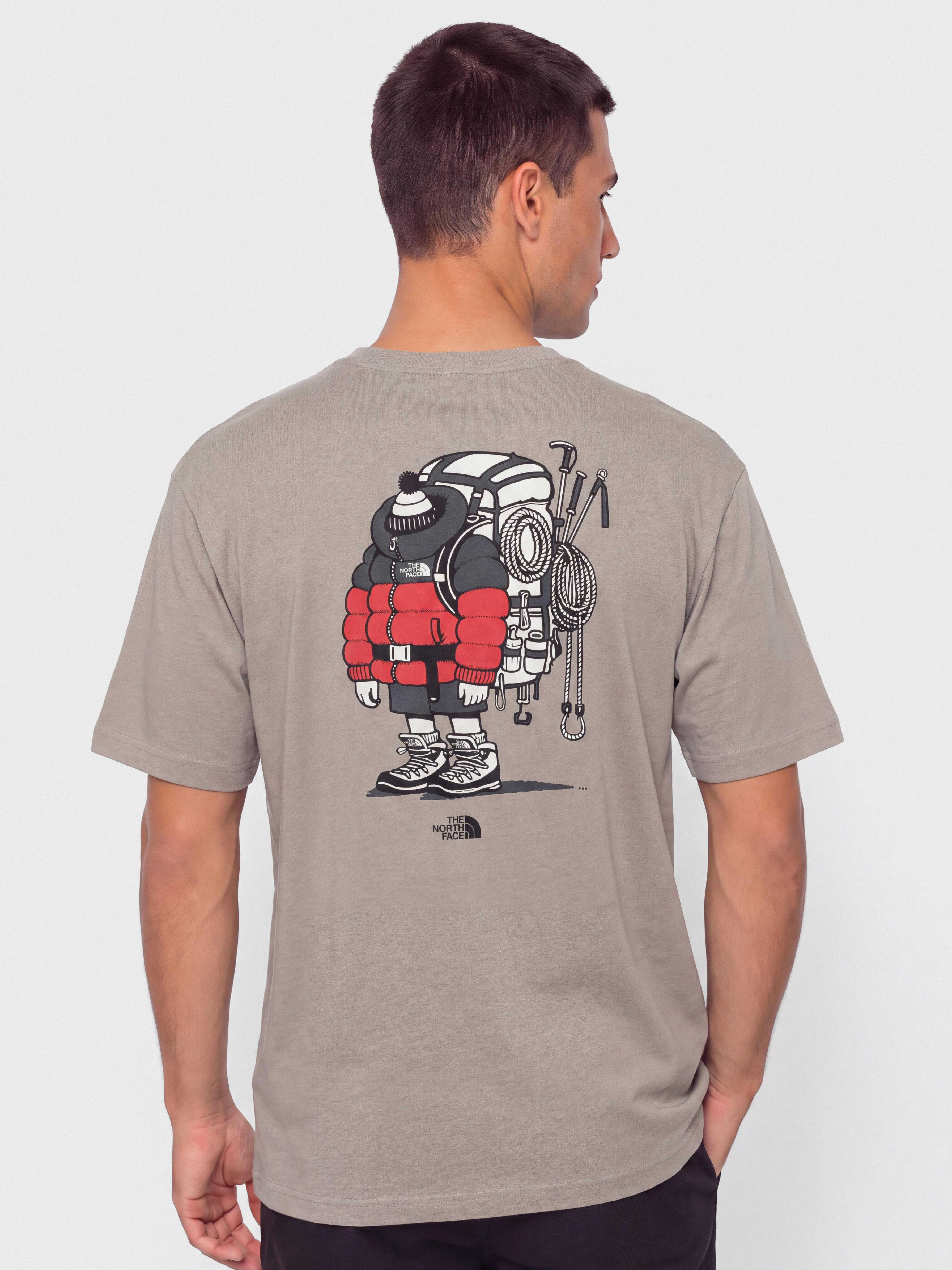 Tricou The North Face Gear Up Get Out Relaxed (stone slab)