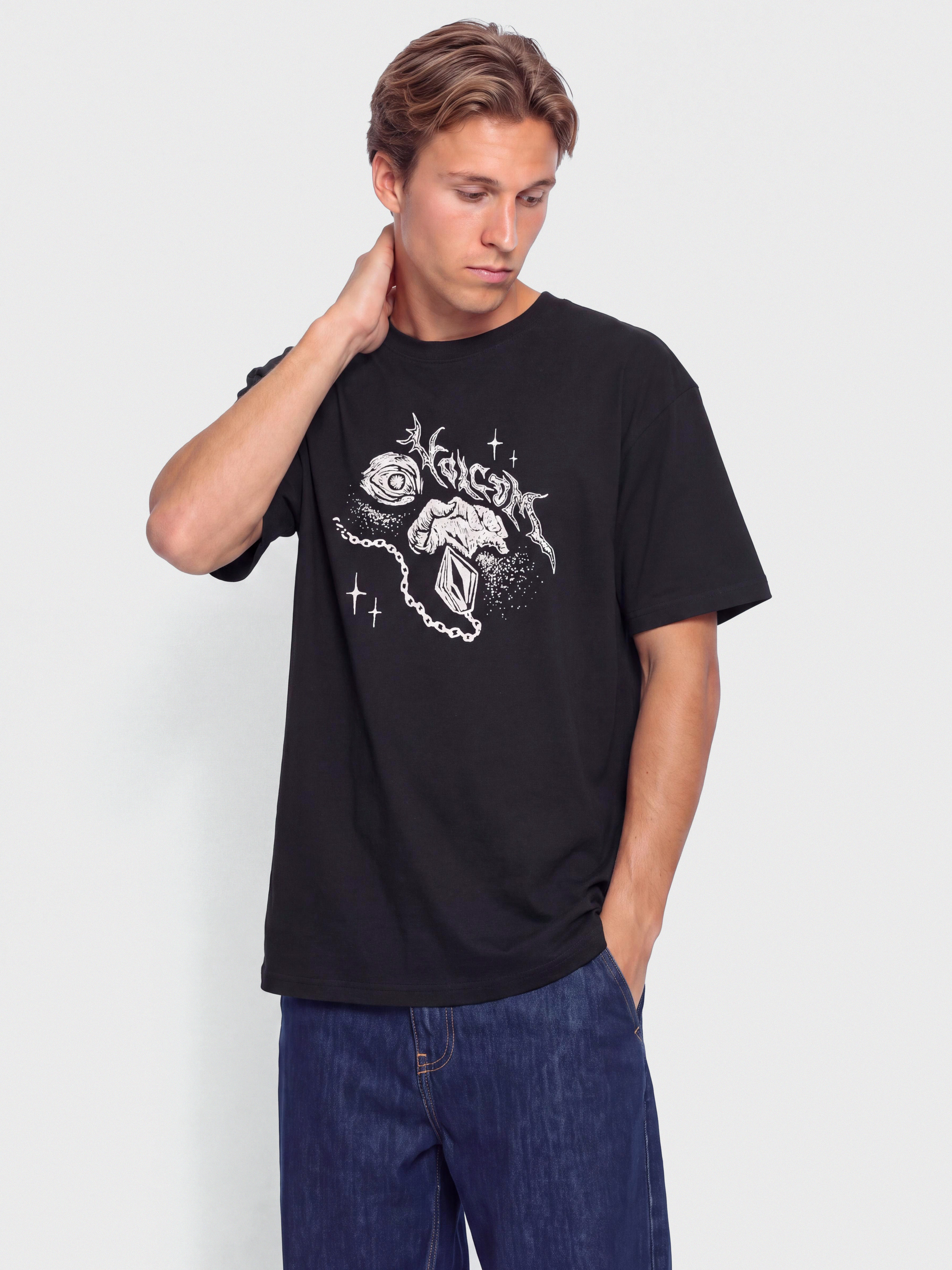 Tricou Volcom Death Truction Lse (black)