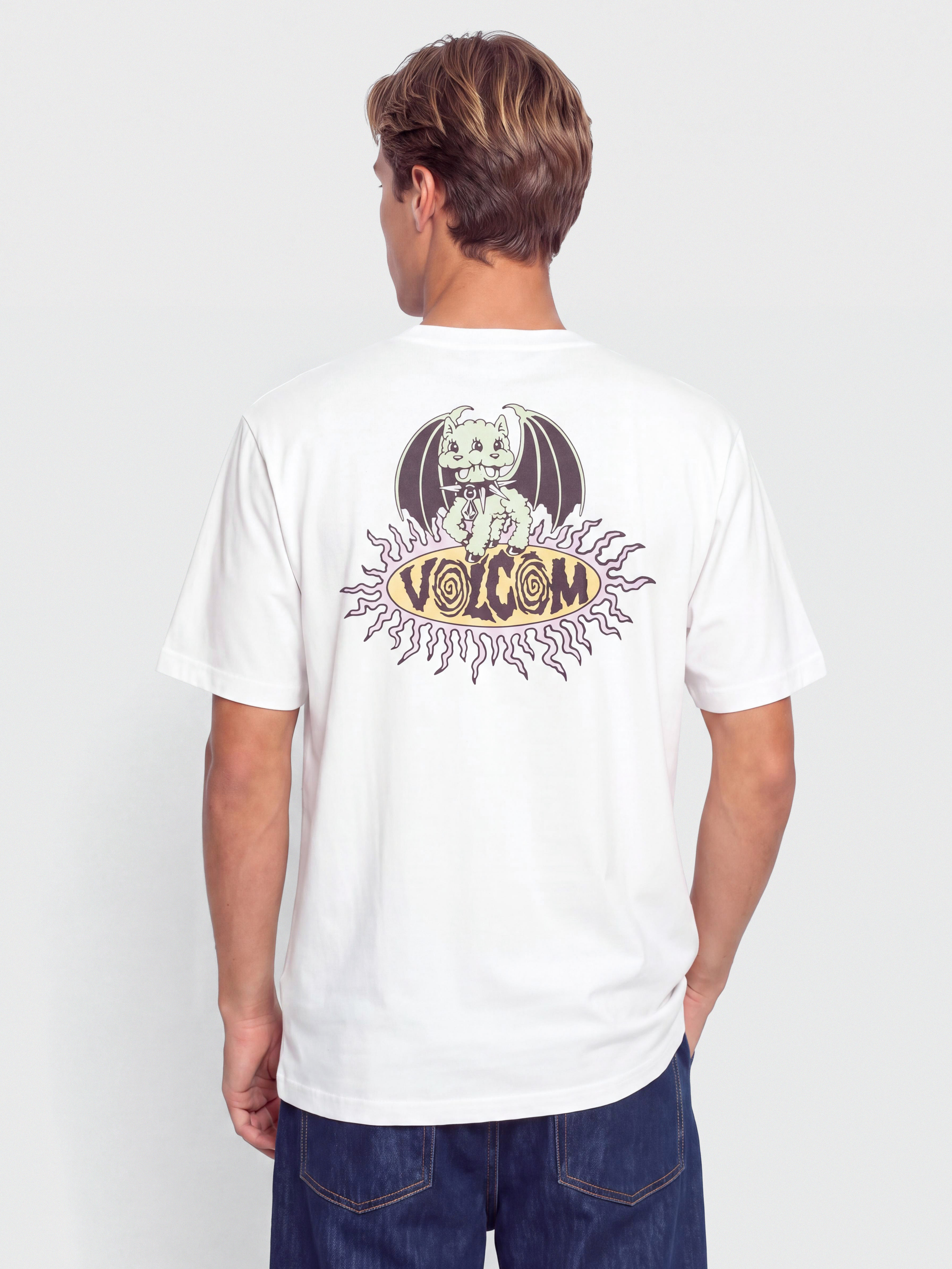 Tricou Volcom Sunster Lse (white)