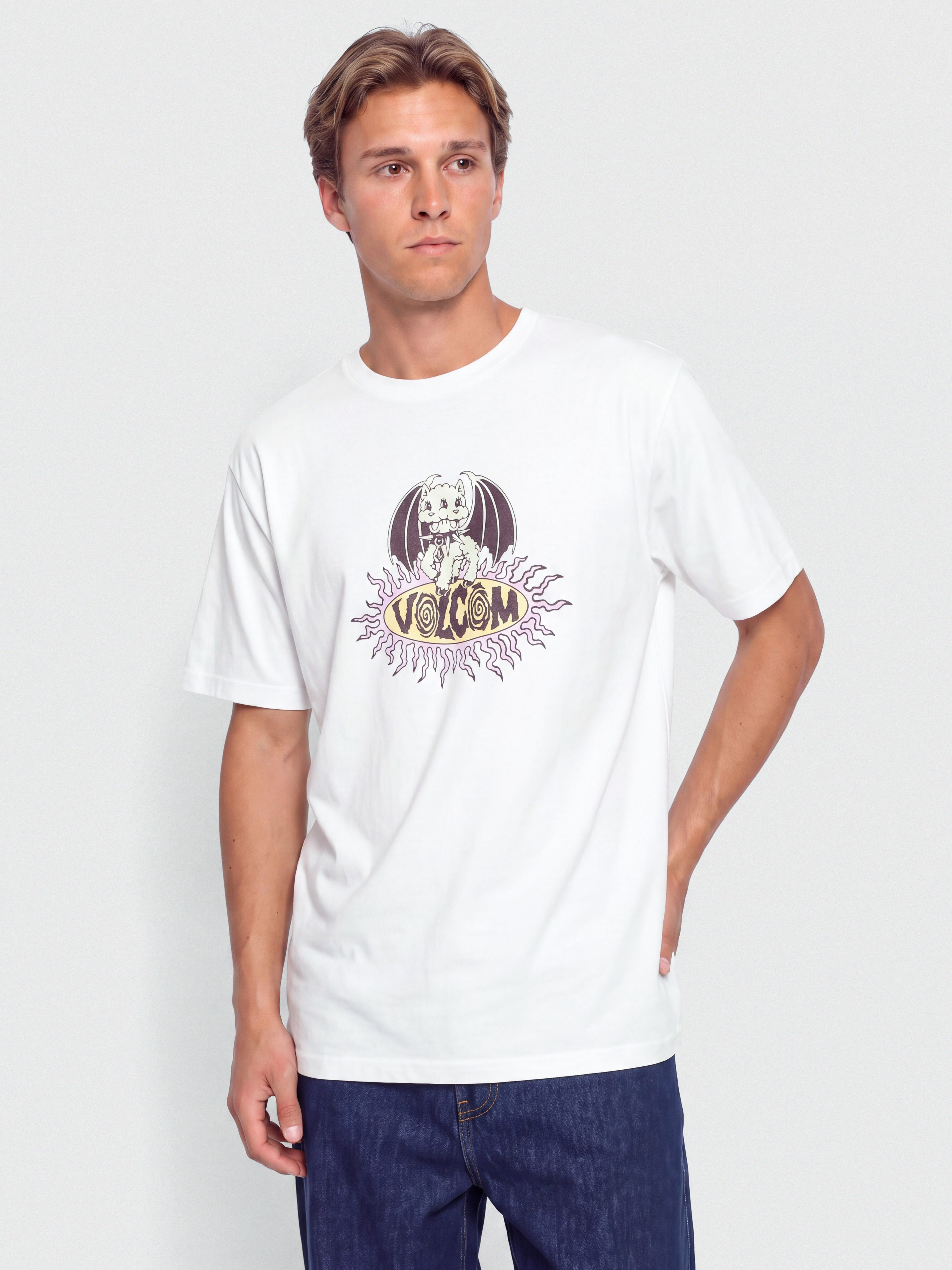 Tricou Volcom Sunster Lse (white)