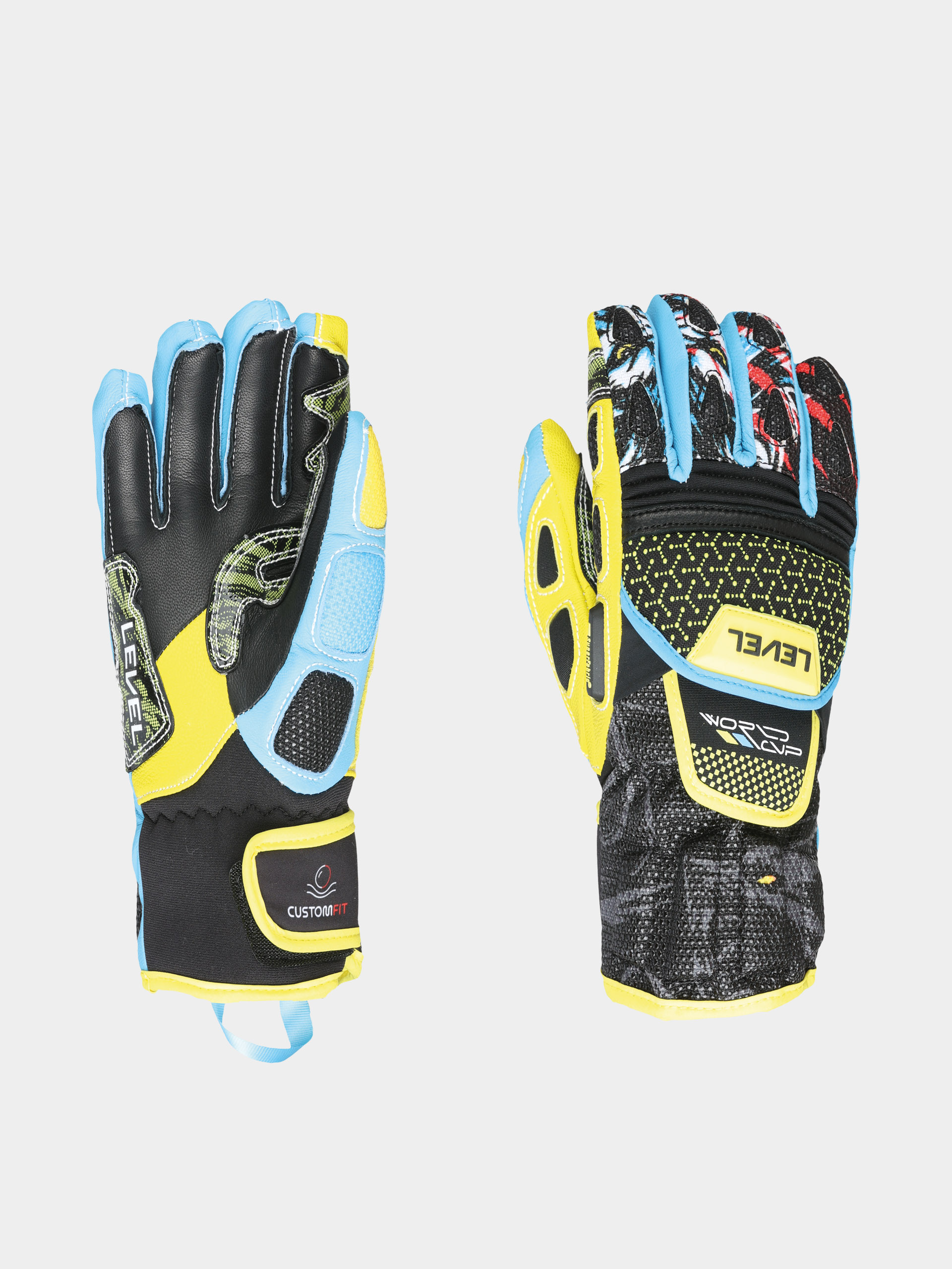 Mănuși Level Worldcup Jr Cf JR (yellow blue)
