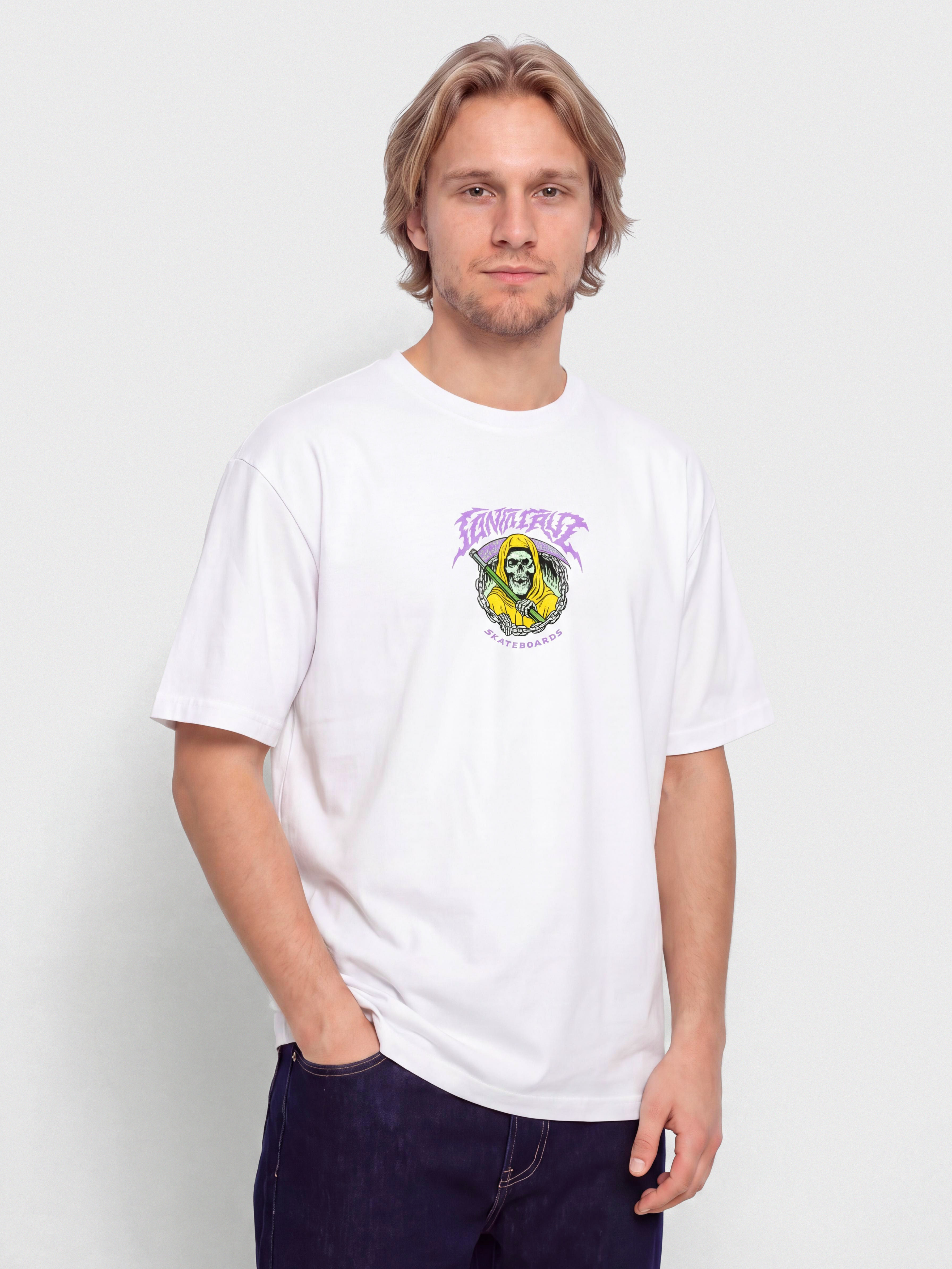 Tricou Santa Cruz Out Of Time Front (white)