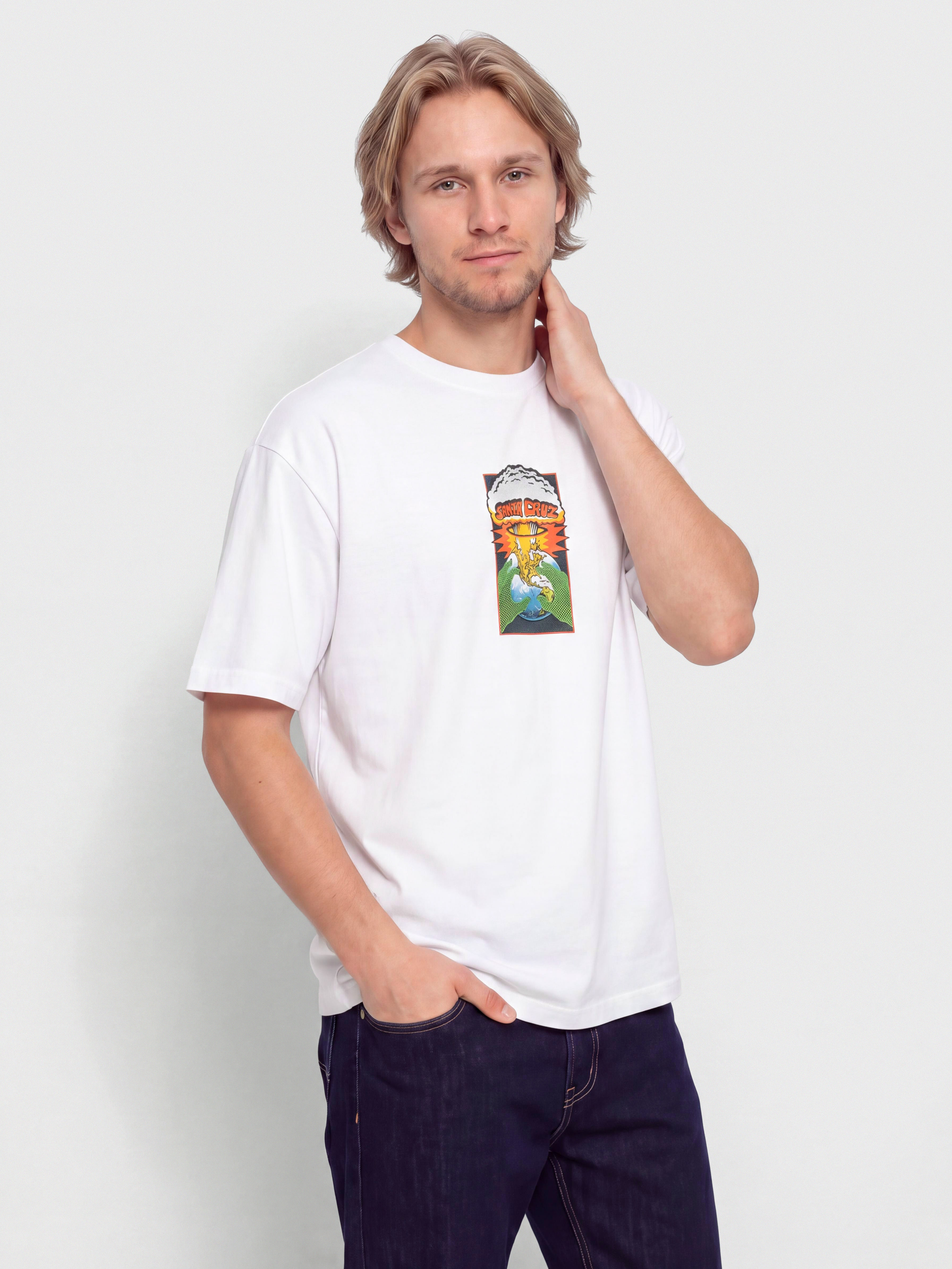 Tricou Santa Cruz Kendall Eotw Front (white)