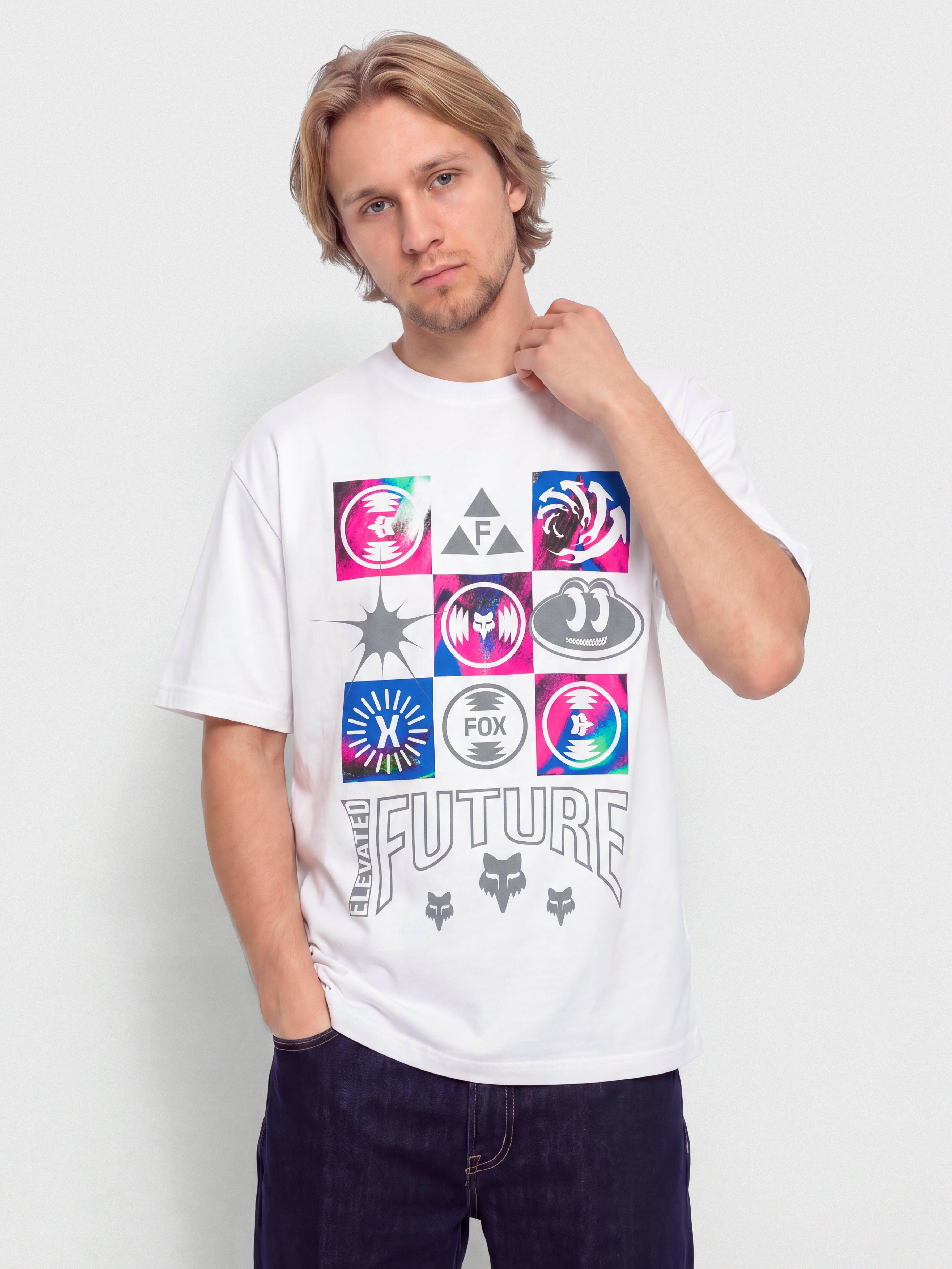 Tricou Fox Image Cosmo Mw Oversized (white)