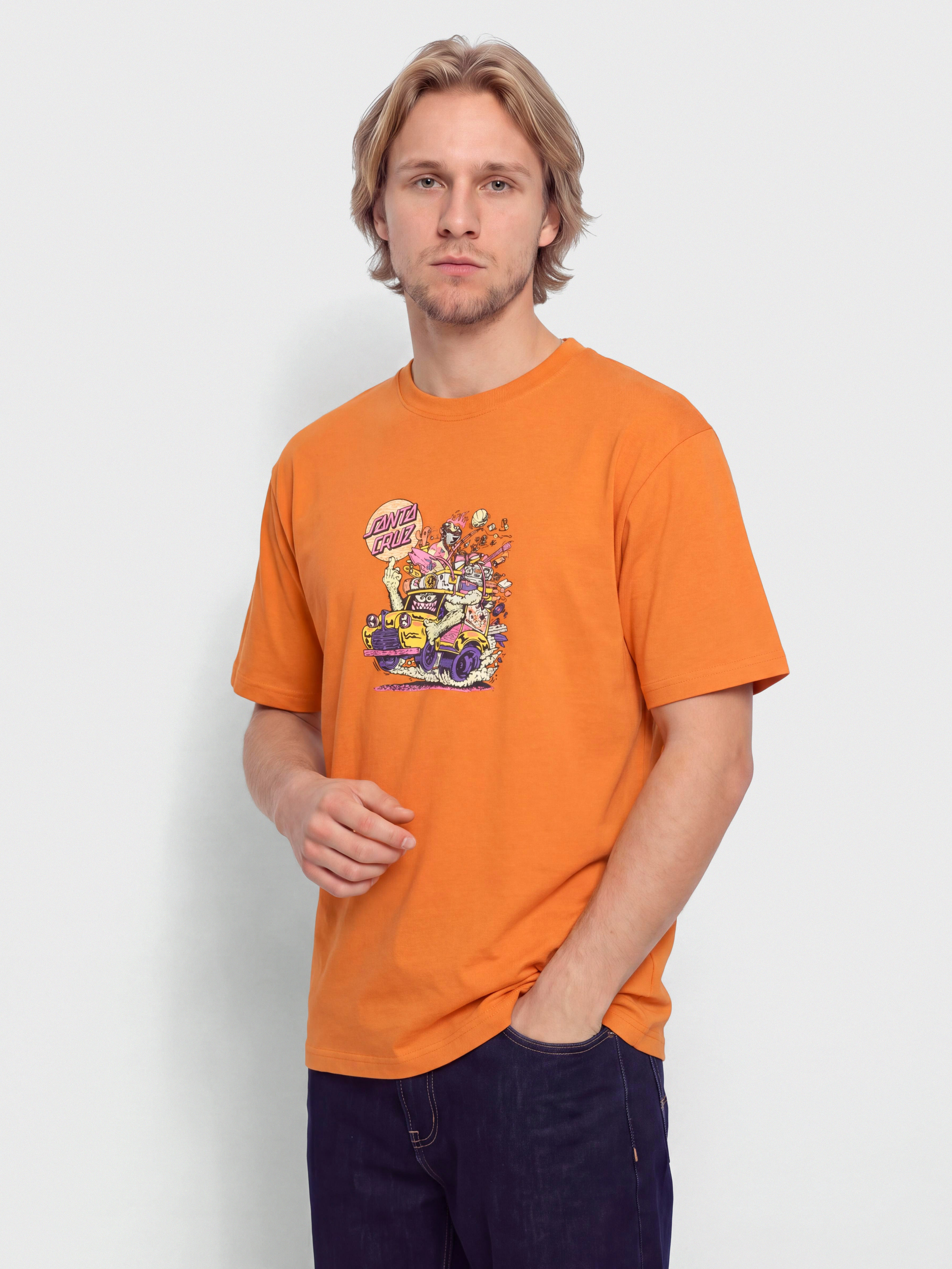 Tricou Santa Cruz Johnson Beast Wagon (amber)