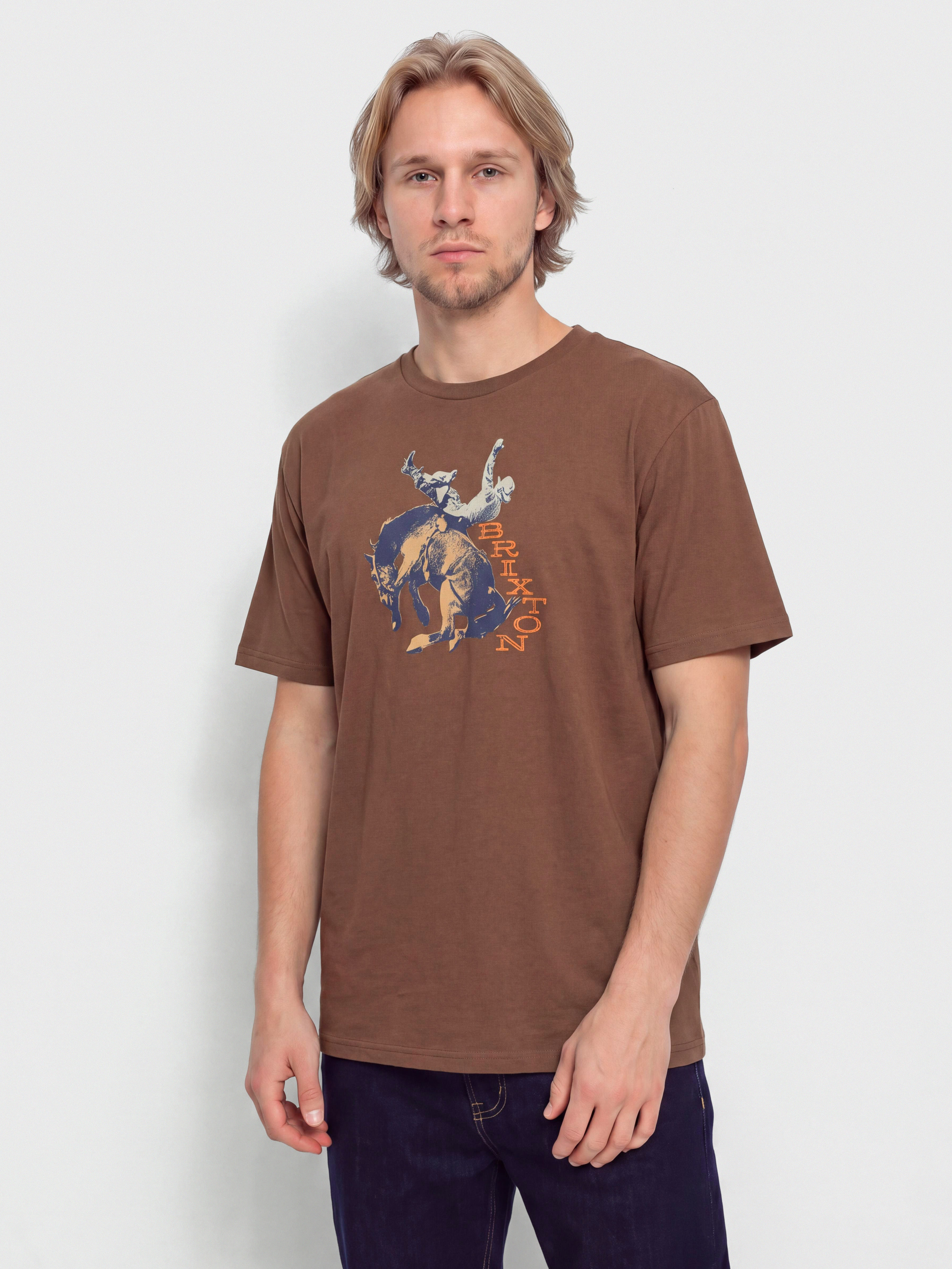 Tricou Brixton Rowdy Tlrt (pinecone brown)