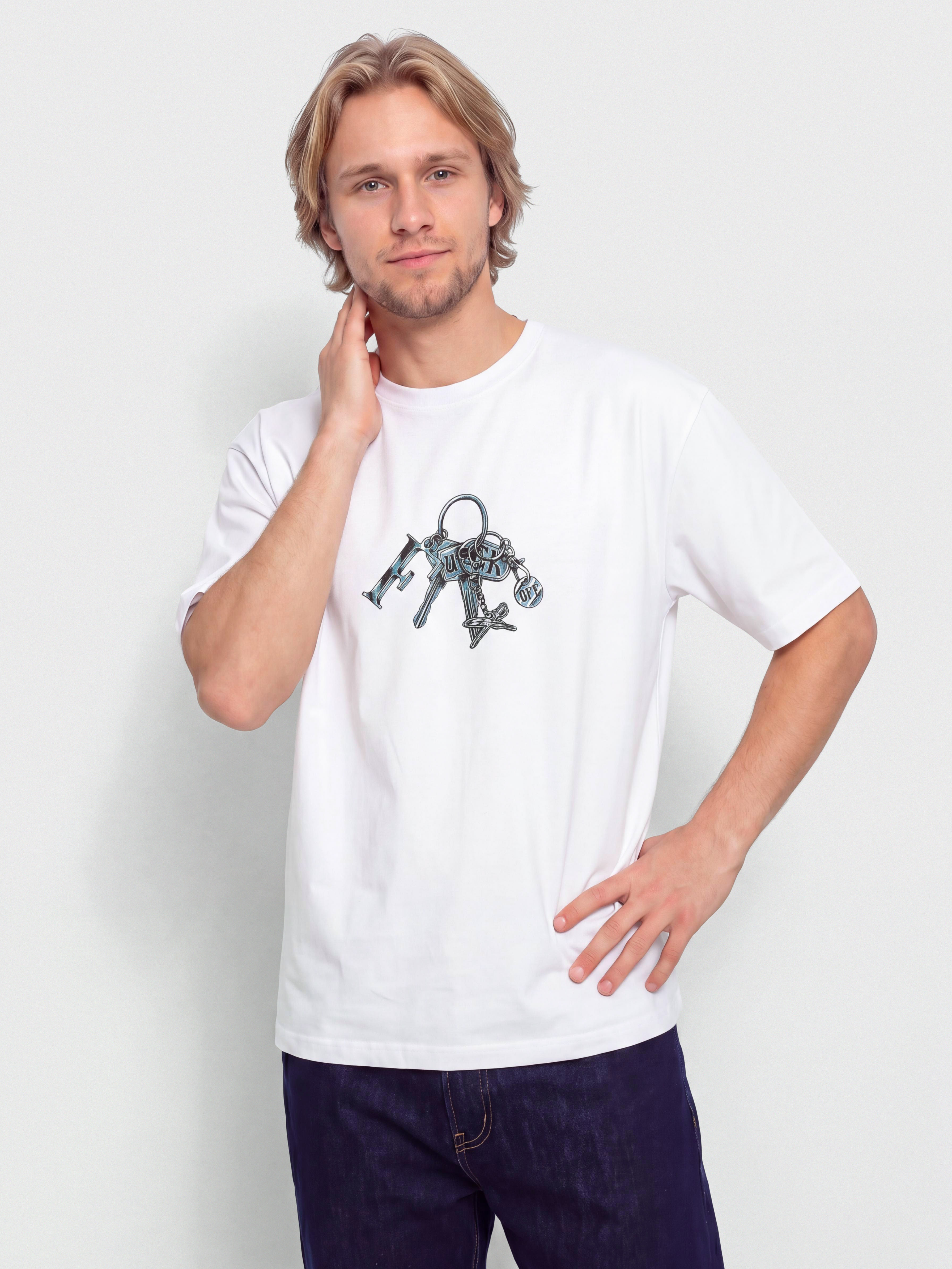 Tricou Iriedaily Keyhanger (white)
