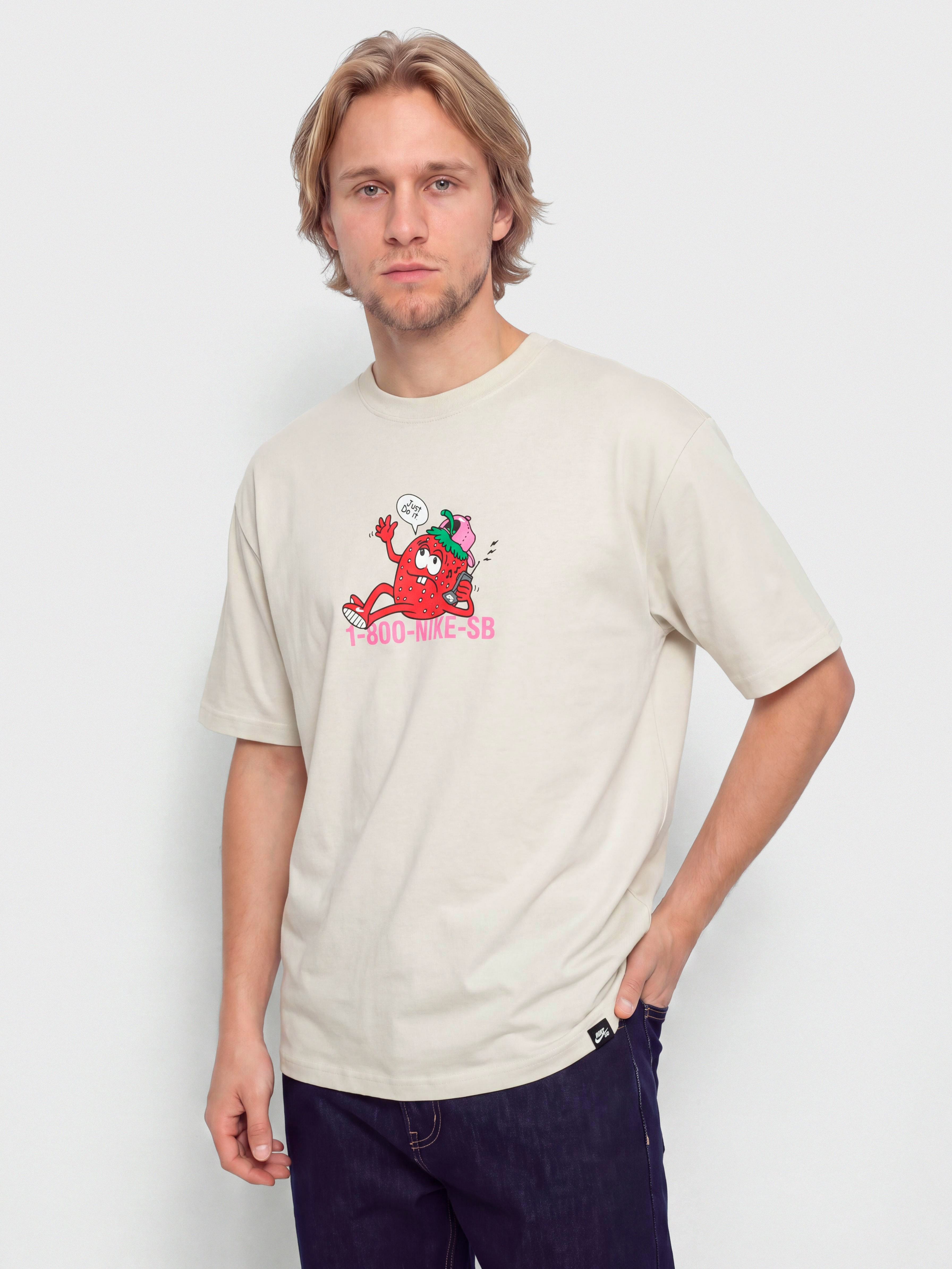 Tricou Nike SB M90 Oc Flip Phone (light bone)