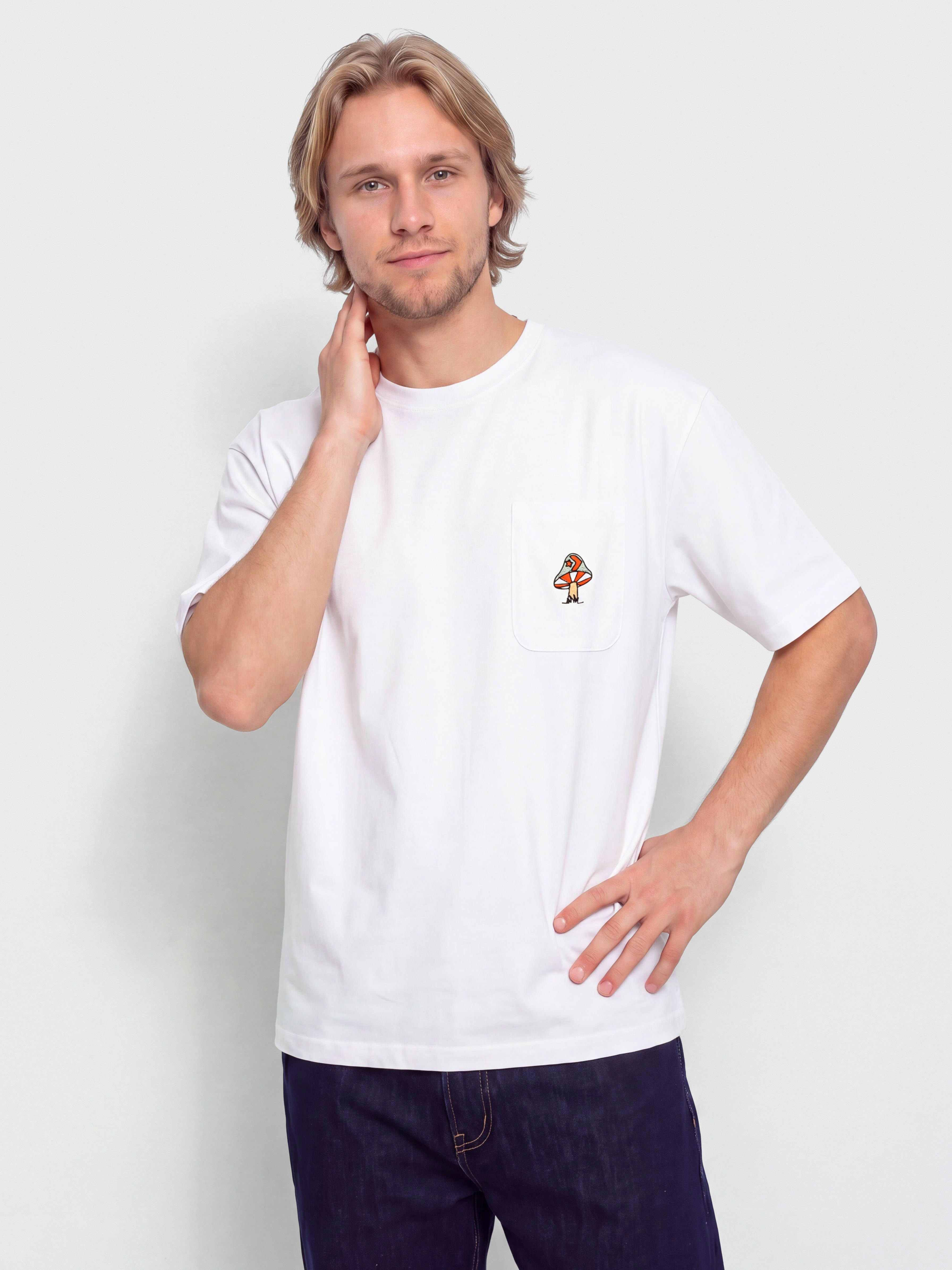 Tricou Converse Mushroom Star Chevron (optical white)