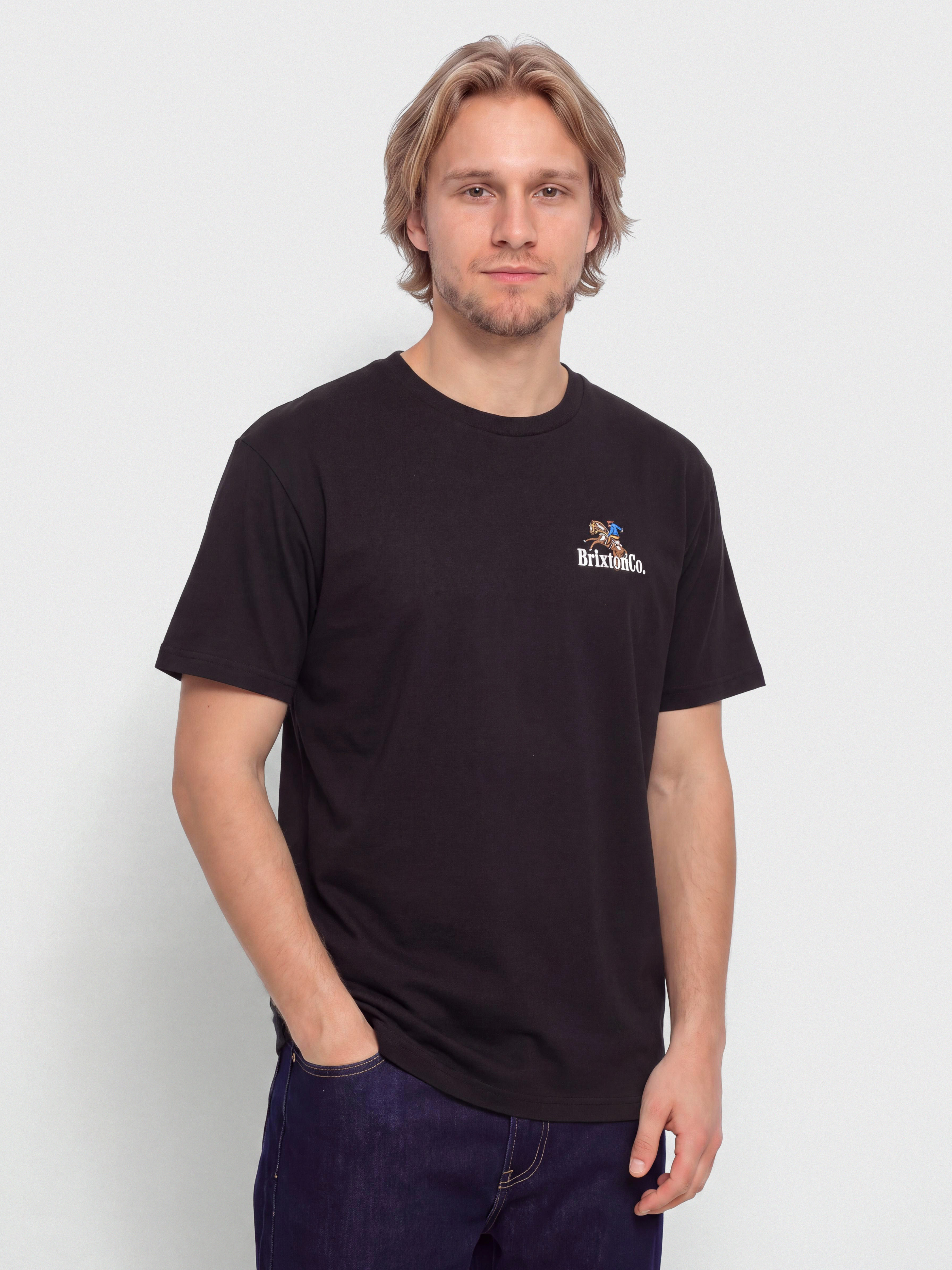 Tricou Brixton Inwood Stt (black)