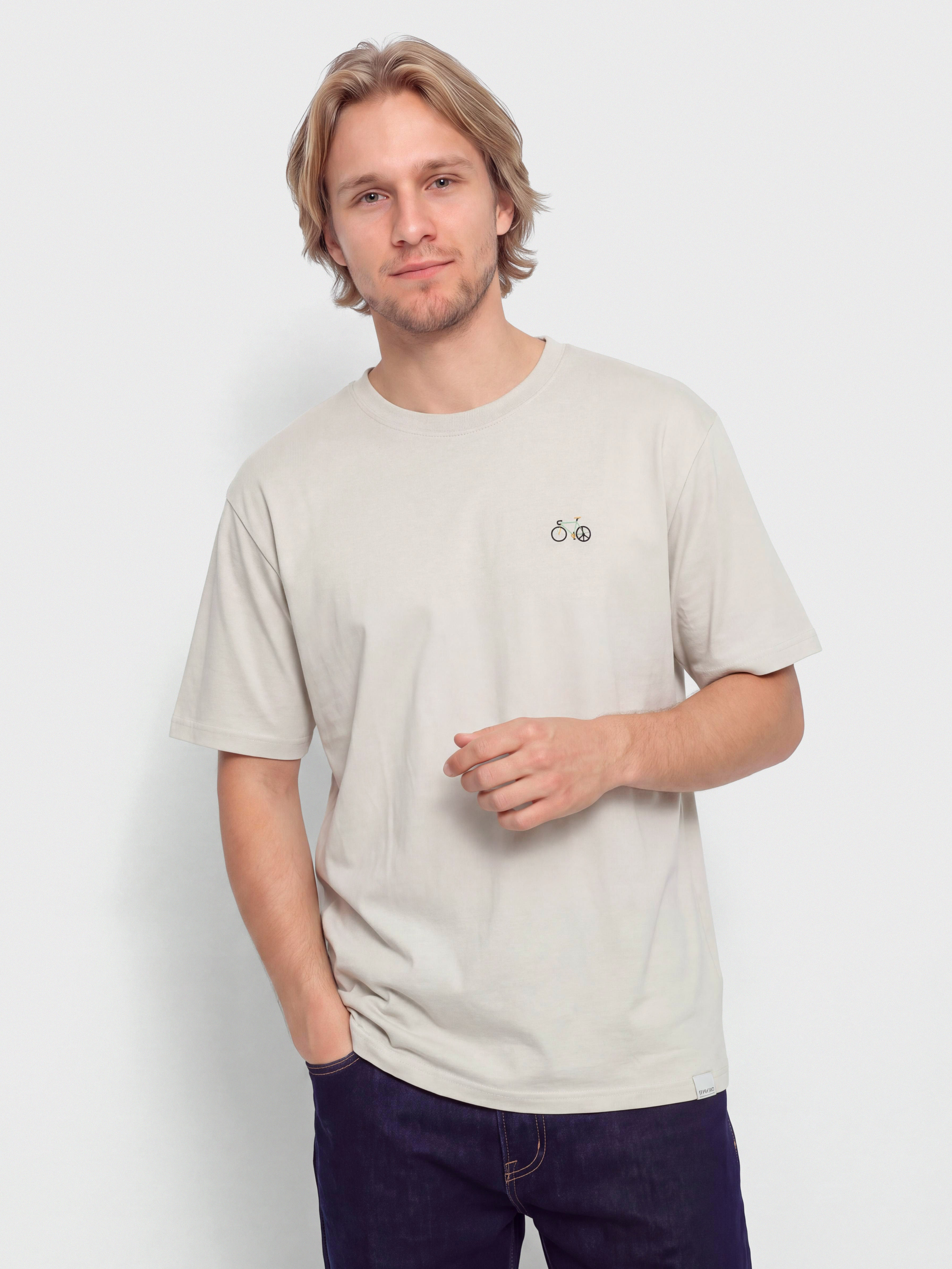 Tricou Iriedaily Peaceride Emb (cloud grey)