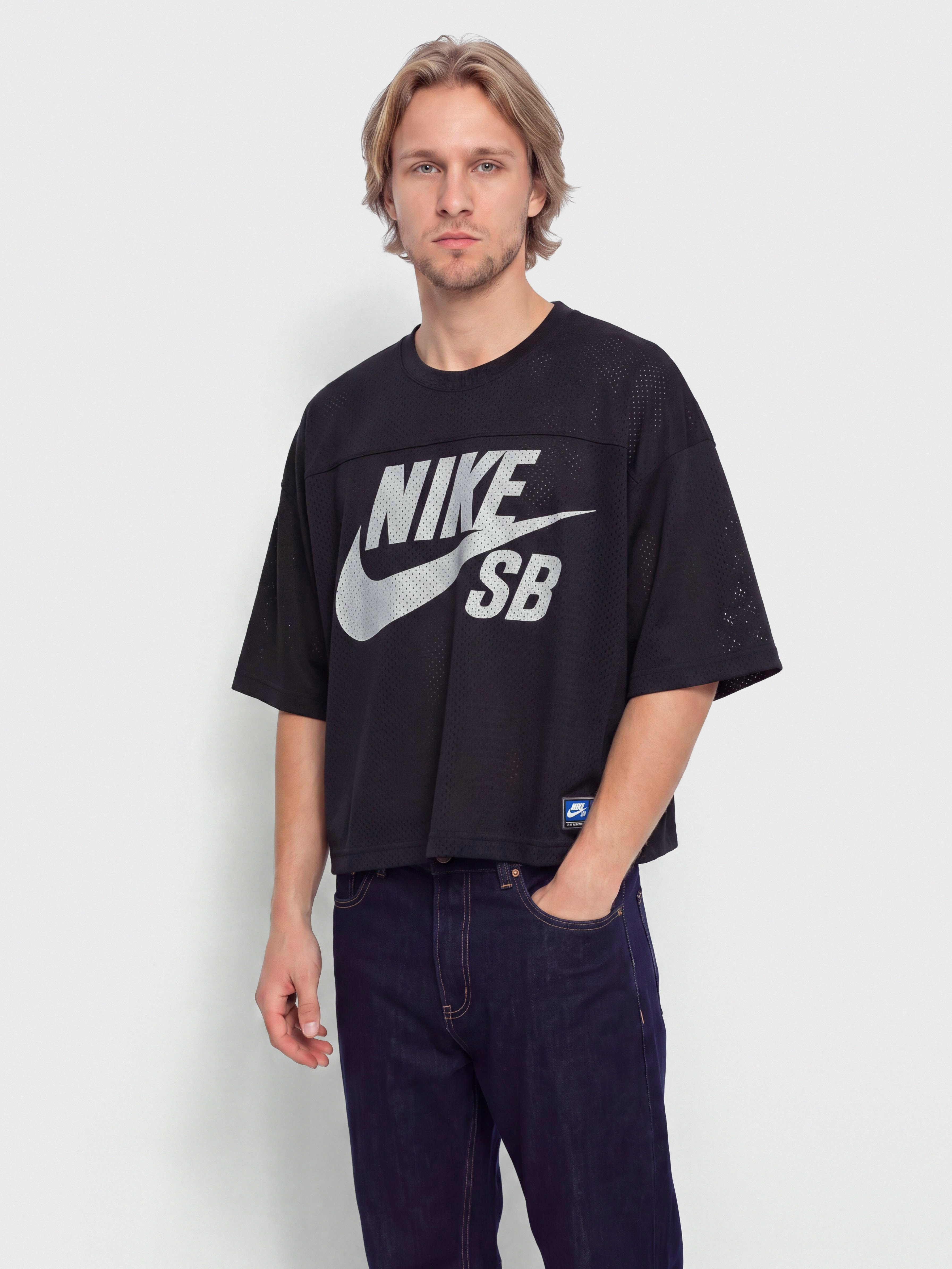 Tricou Nike SB Gfx Mesh (black)