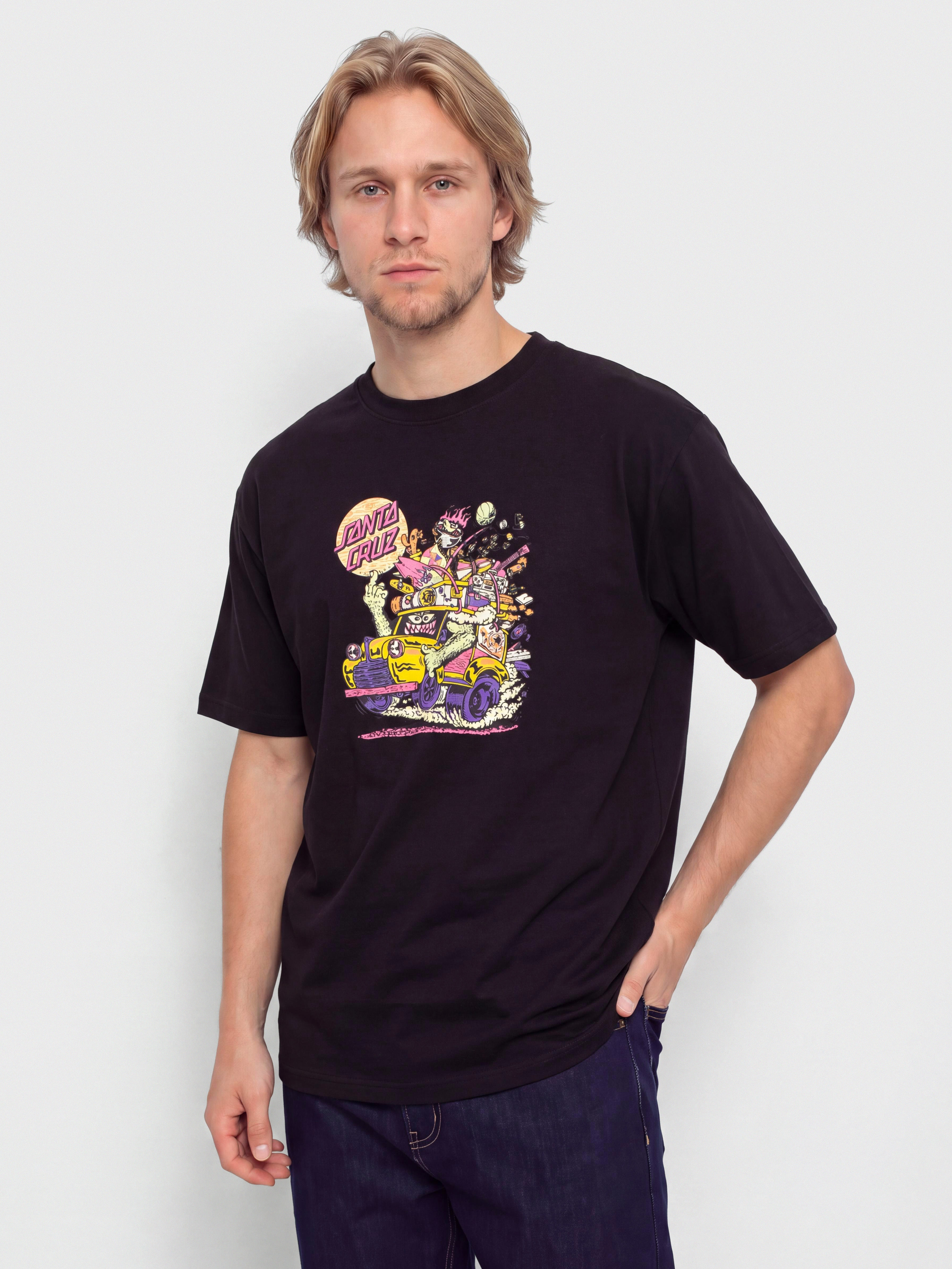 Tricou Santa Cruz Johnson Beast Wagon (black)