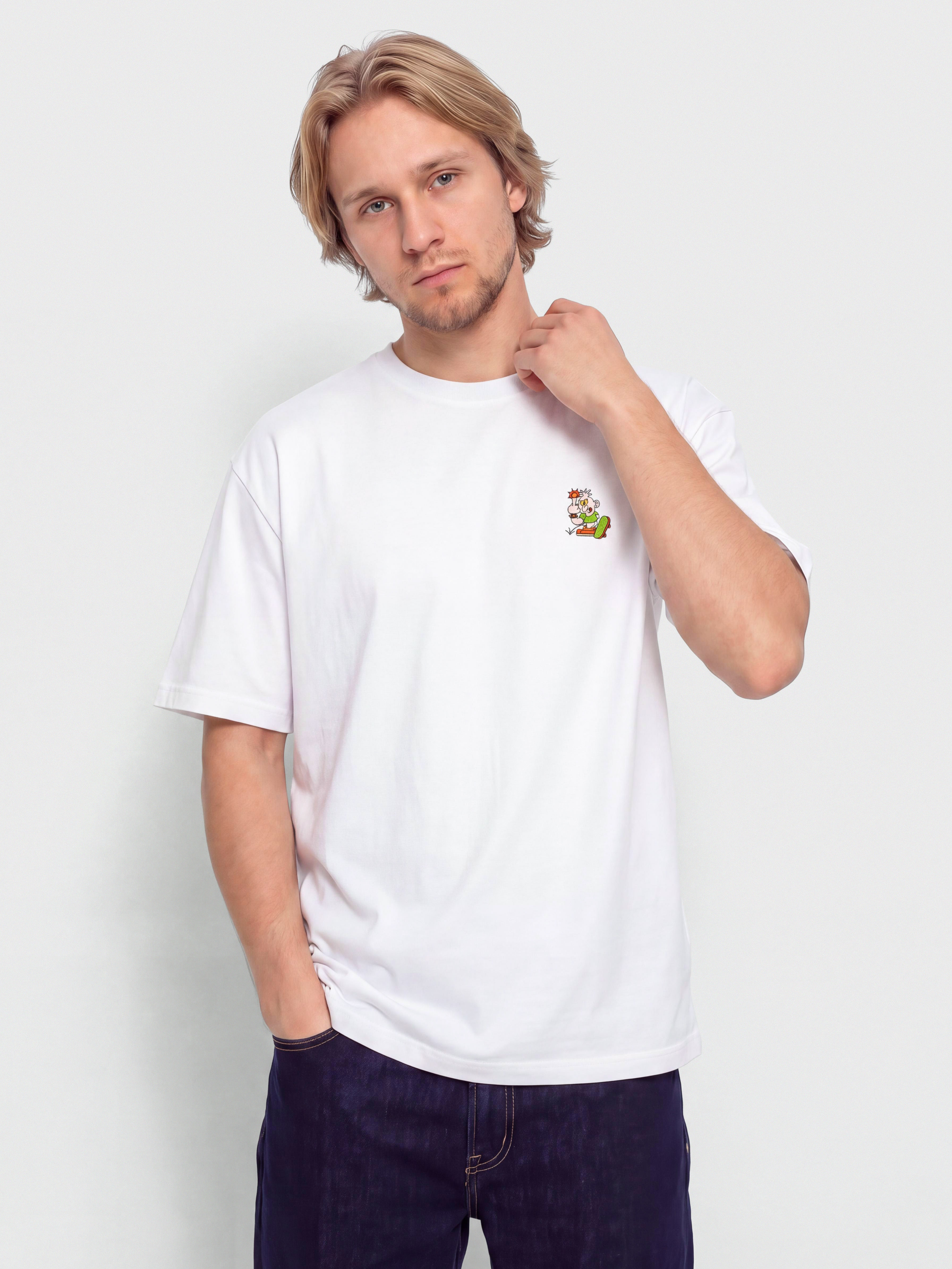 Tricou Iriedaily Pissoff (white)