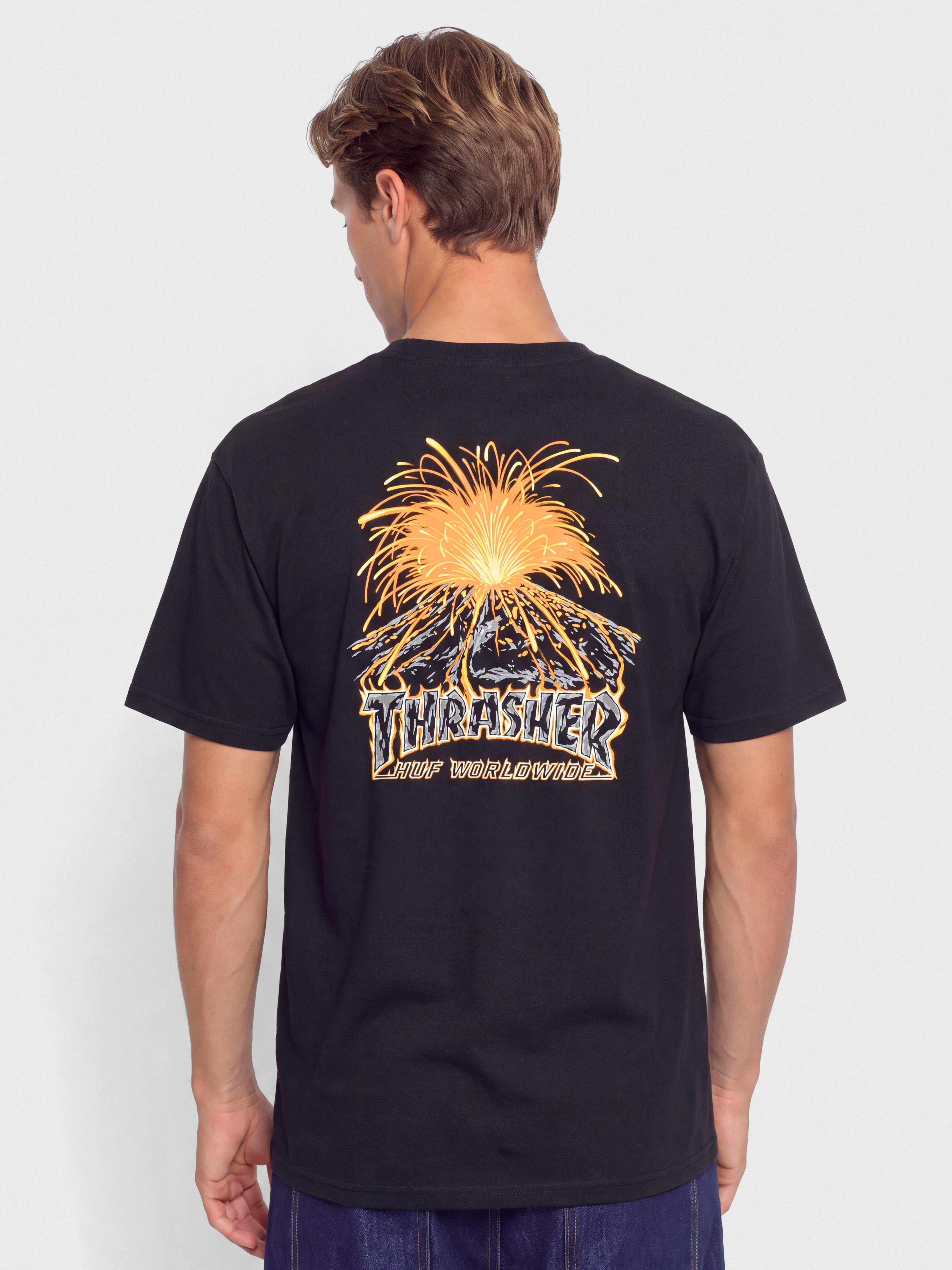 Tricou HUF X Thrasher Meltdown