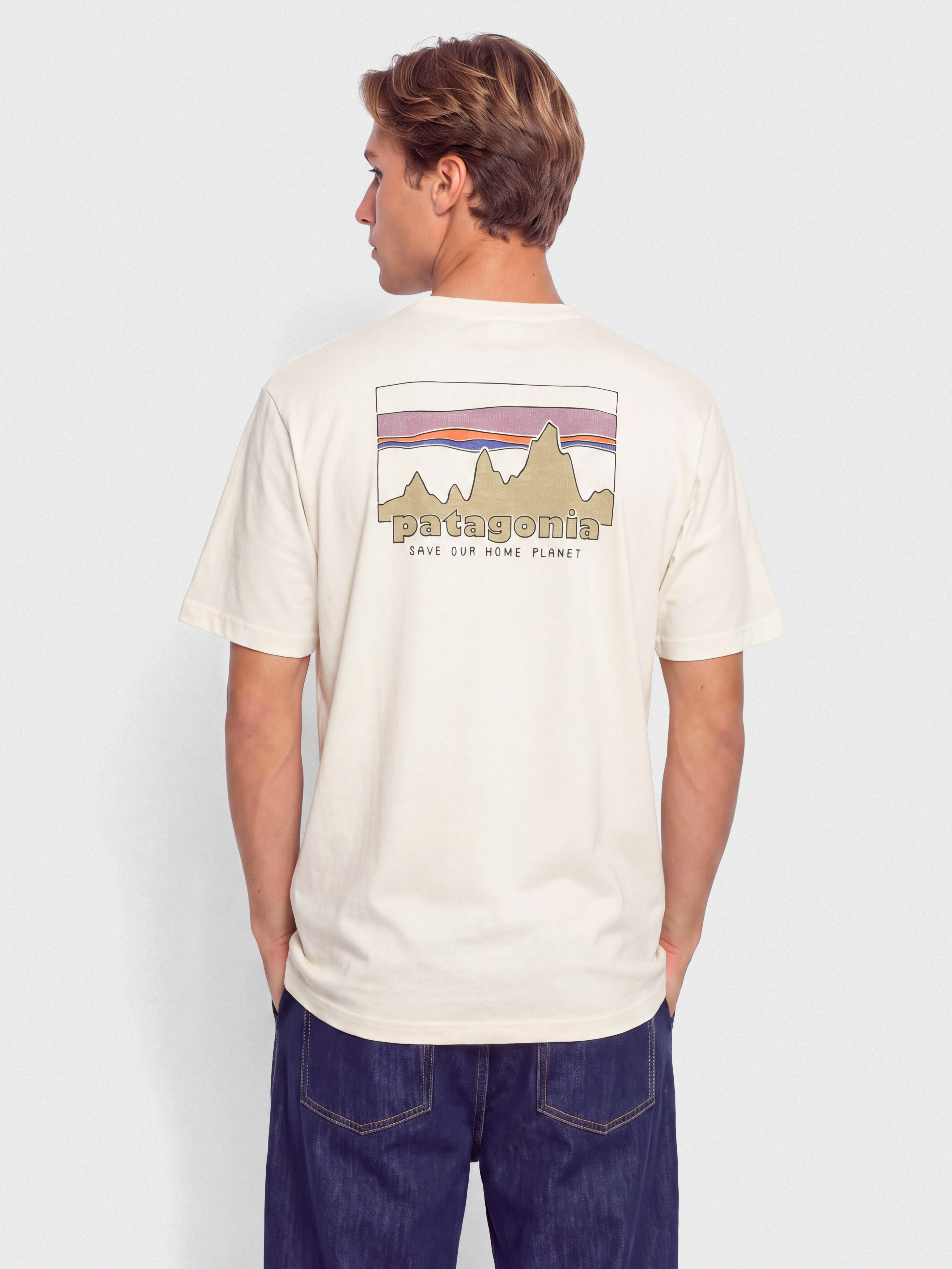 Tricou Patagonia 73 Skyline (undyed natural)