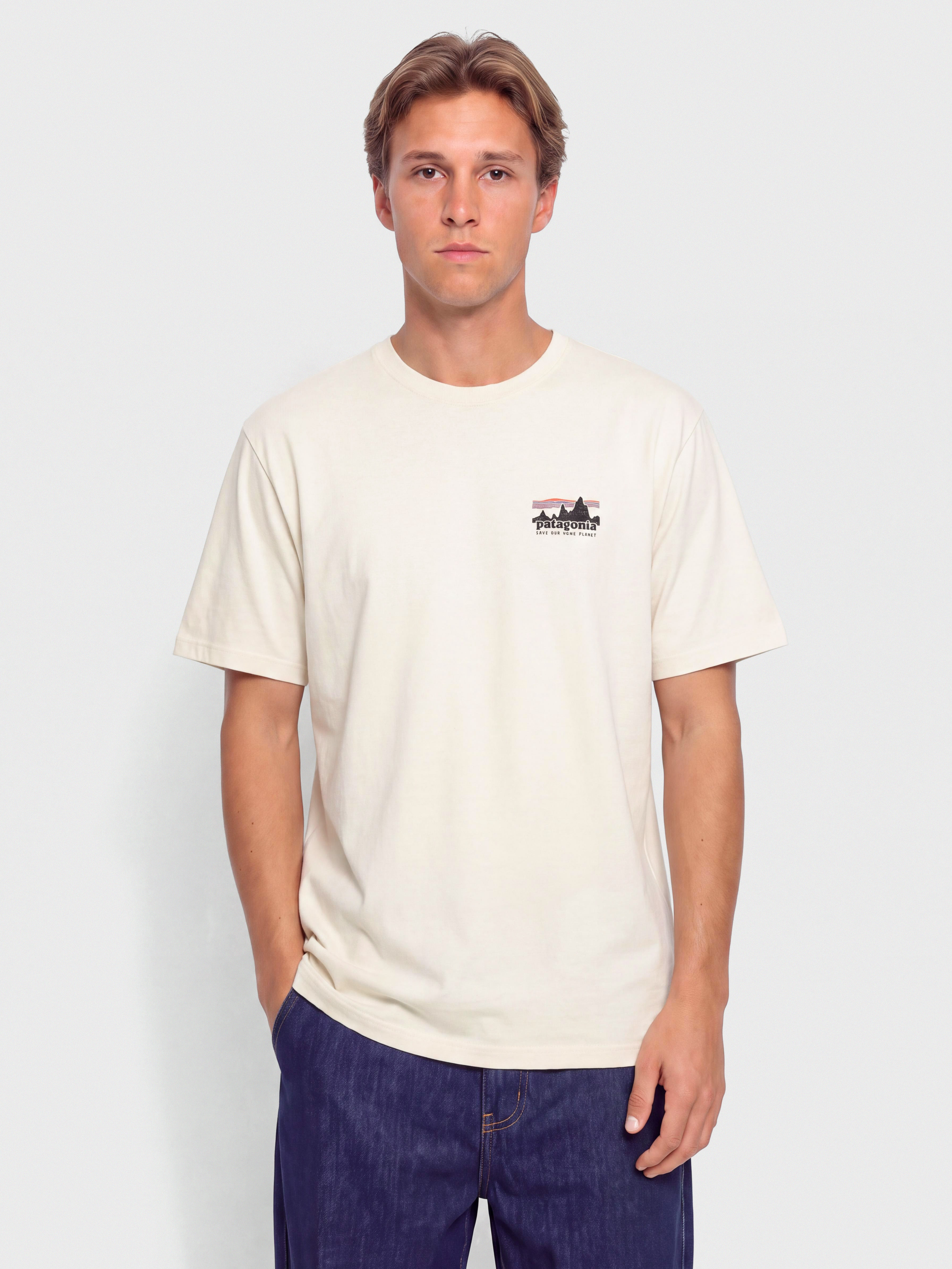 Tricou Patagonia 73 Skyline (undyed natural)