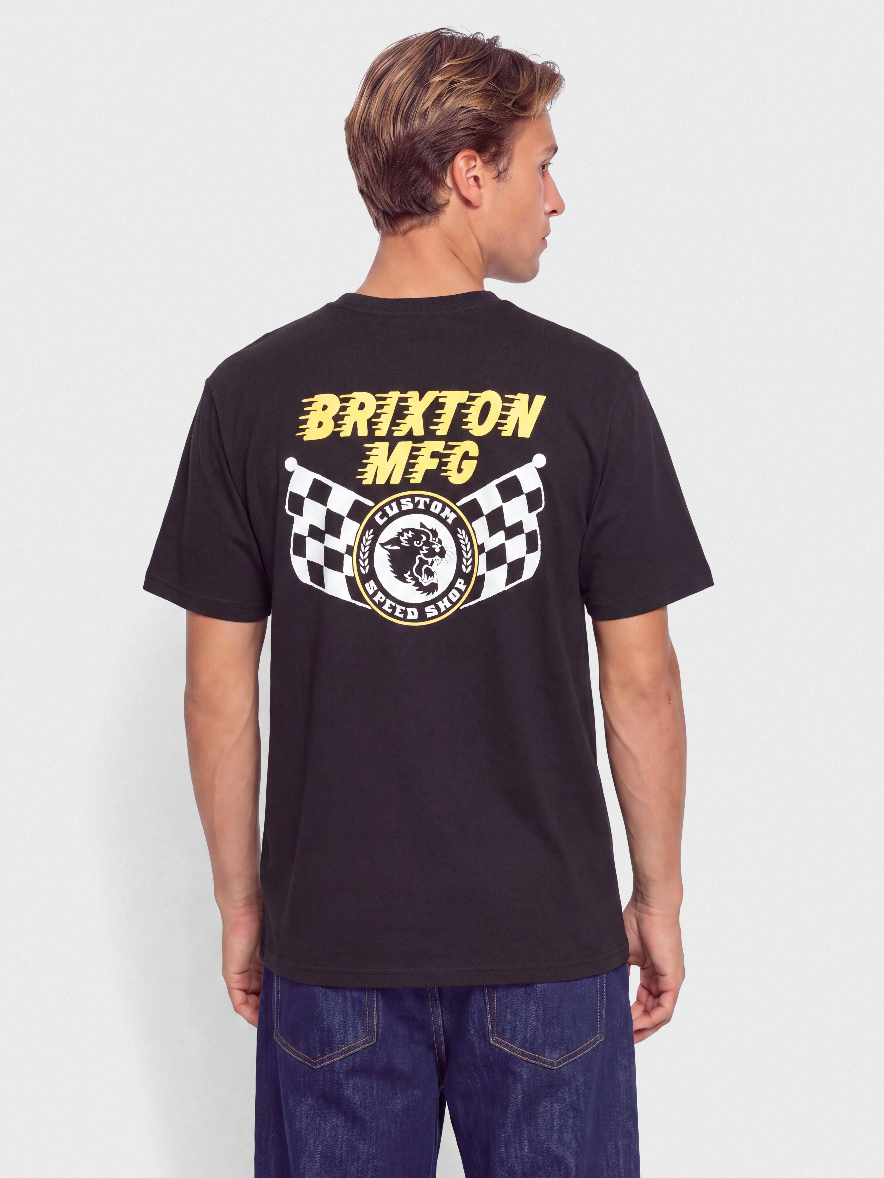 Tricou Brixton Dunbar Stt (black)