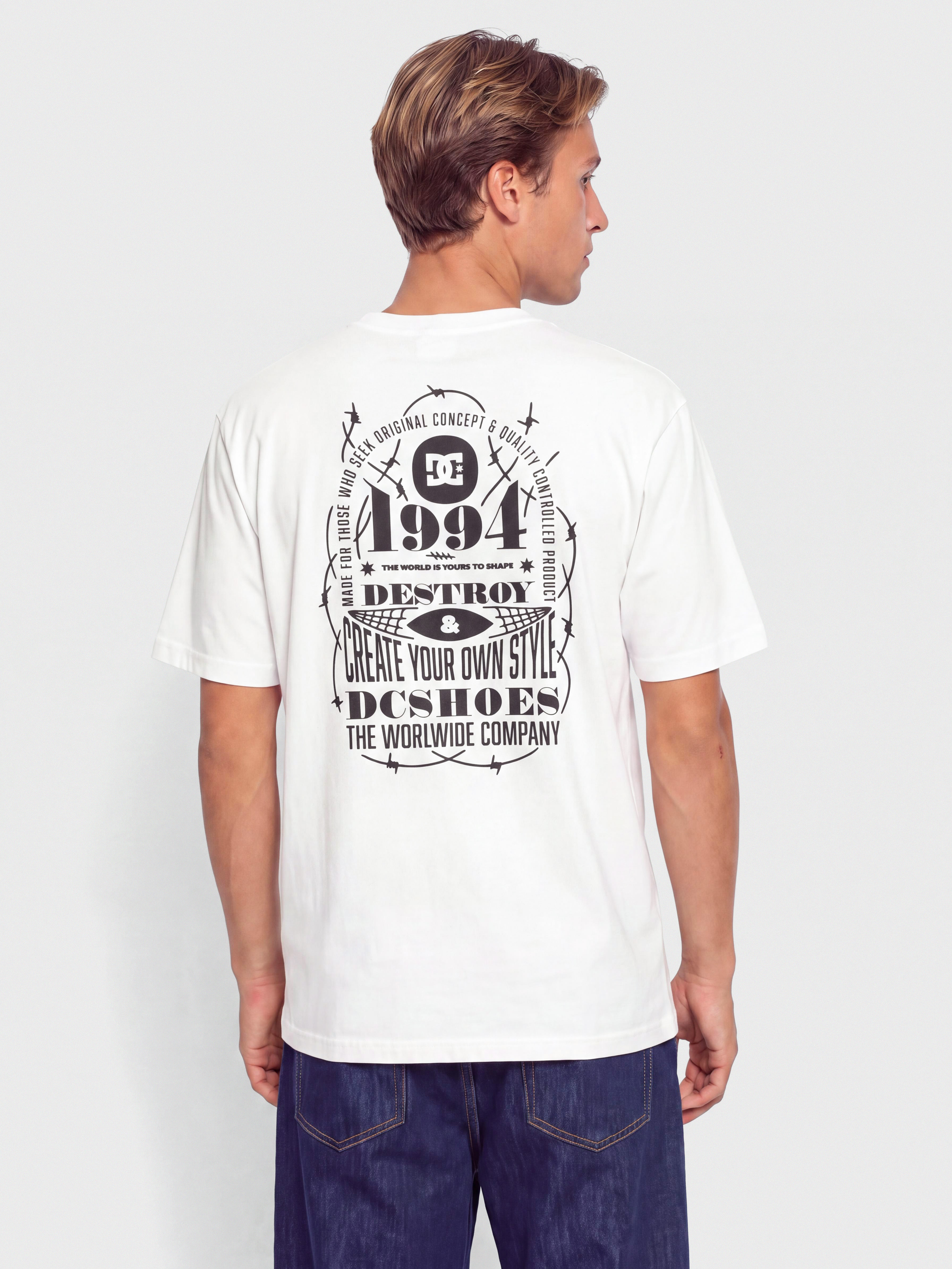 Tricou DC Shape Or Destroy (white)