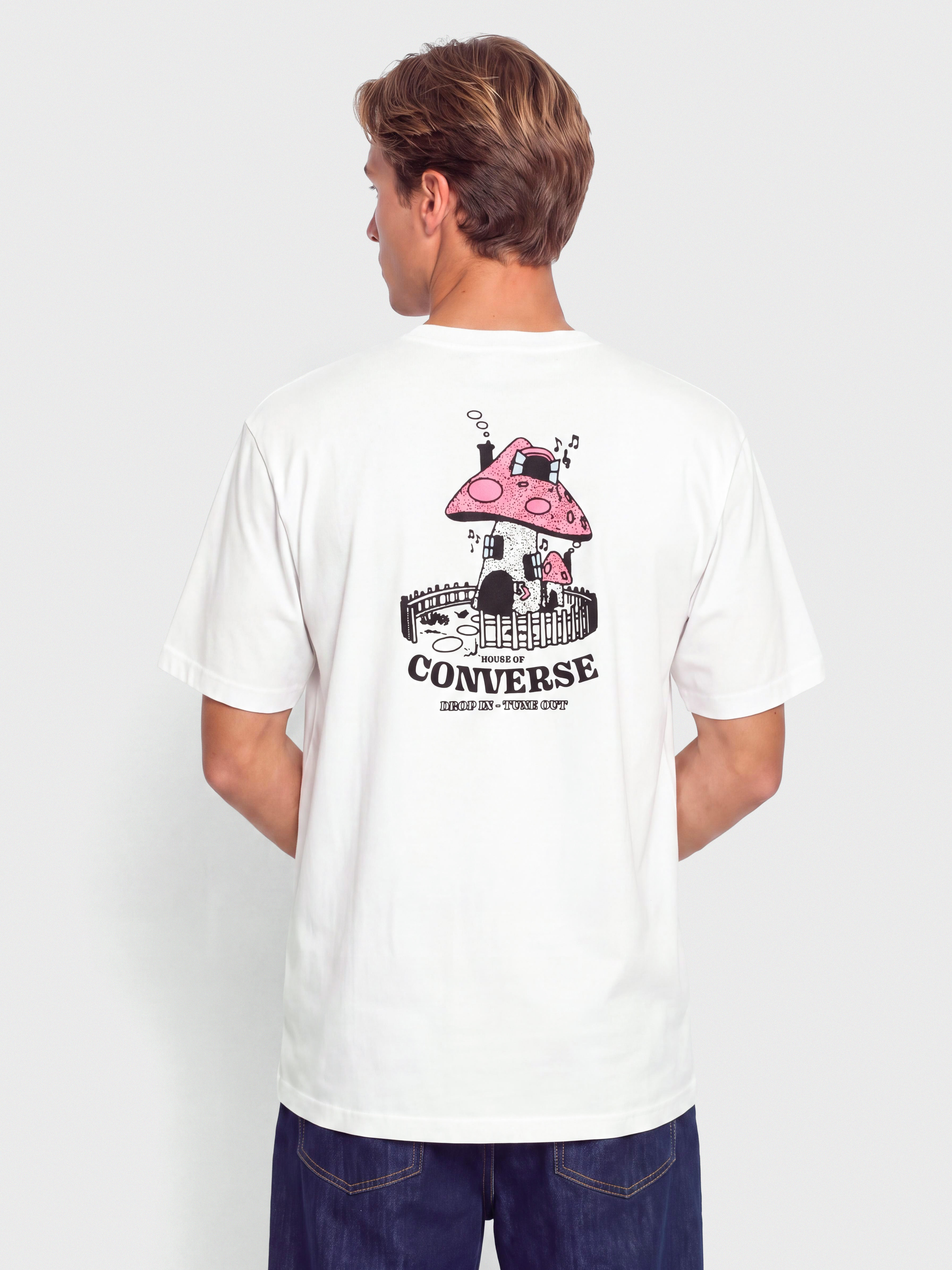 Tricou Converse Mushroom House (optical white)