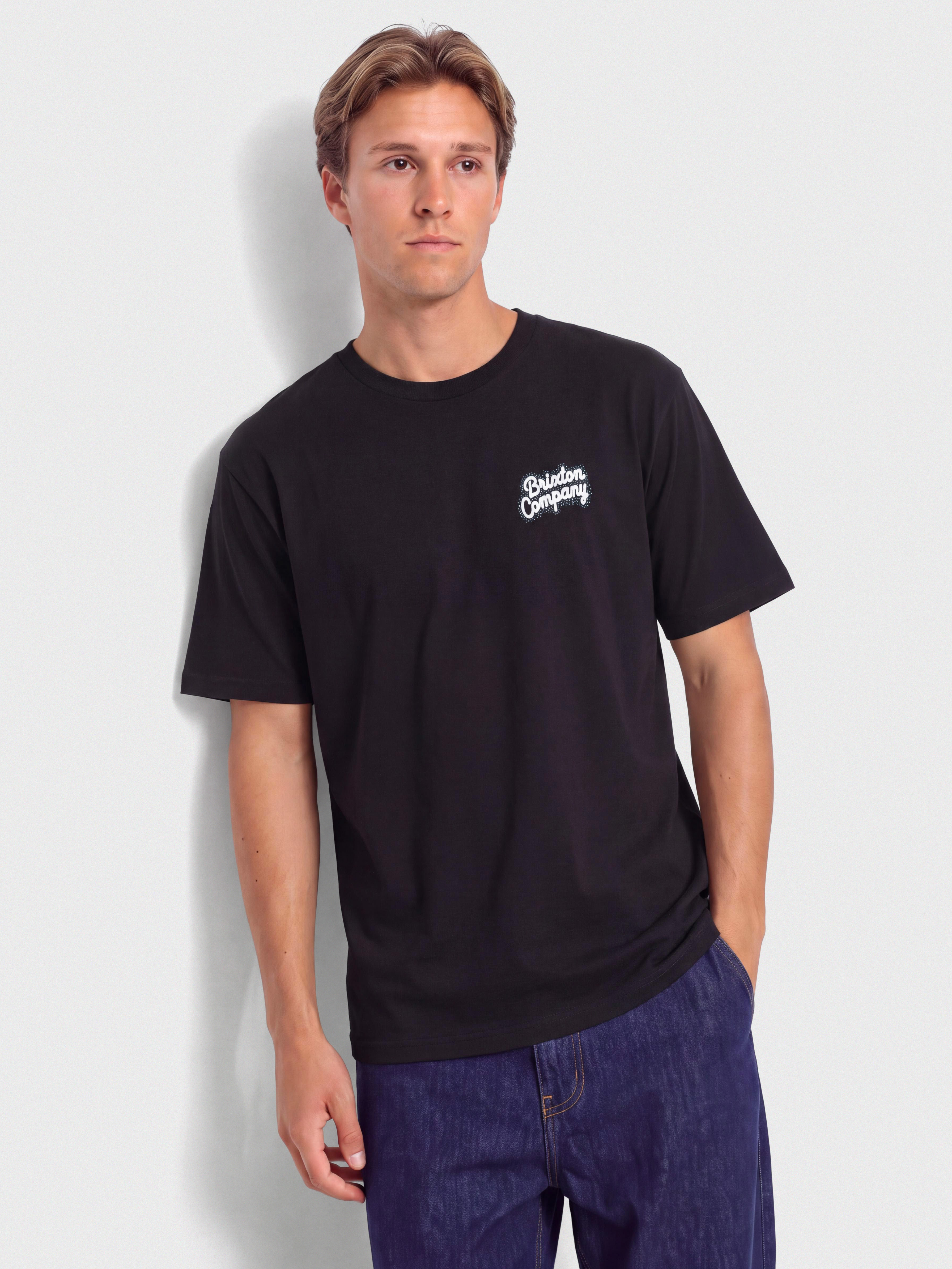 Tricou Brixton Stay While Std (black)