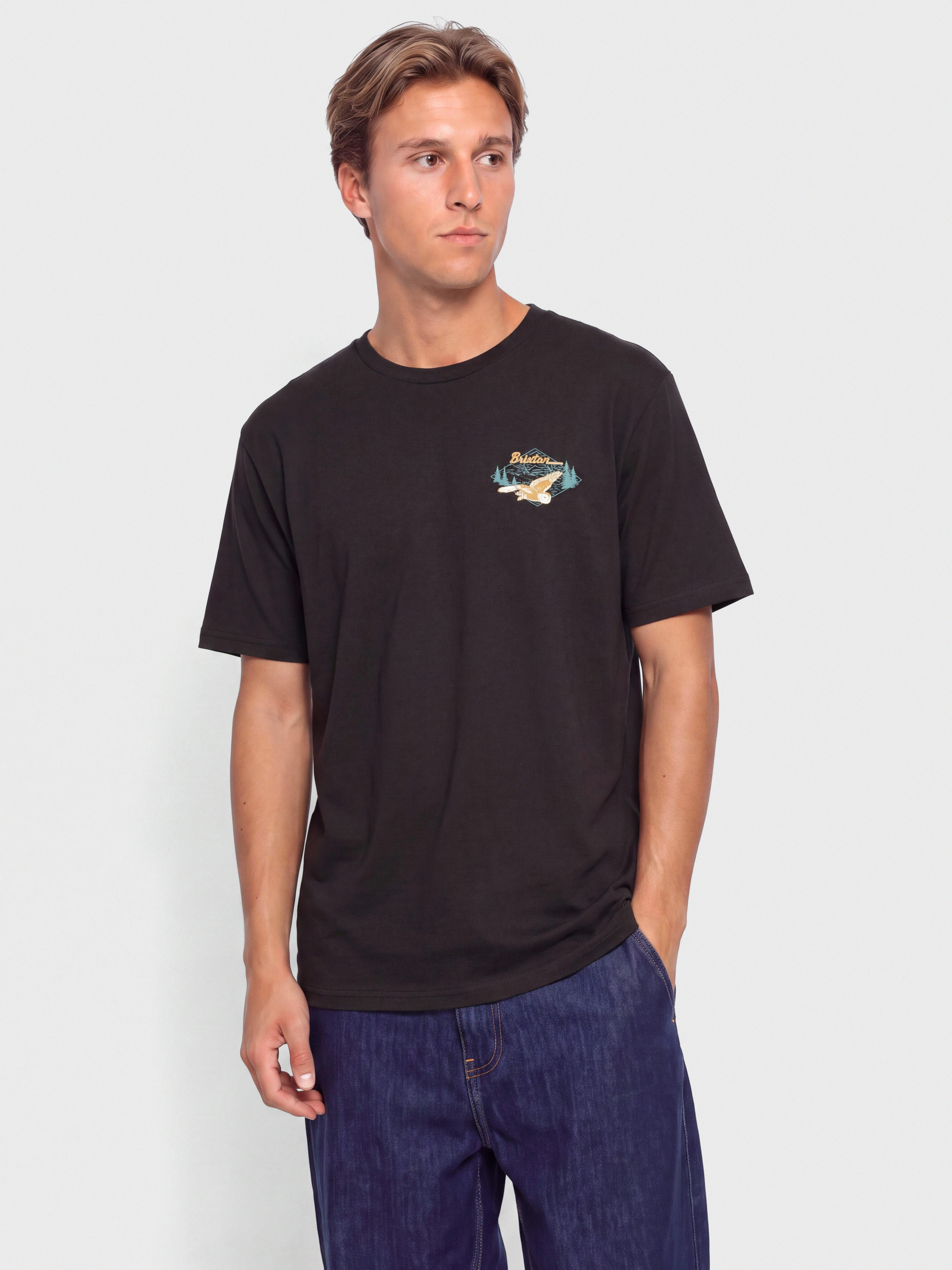 Tricou Brixton Driftway Tlrt (black)