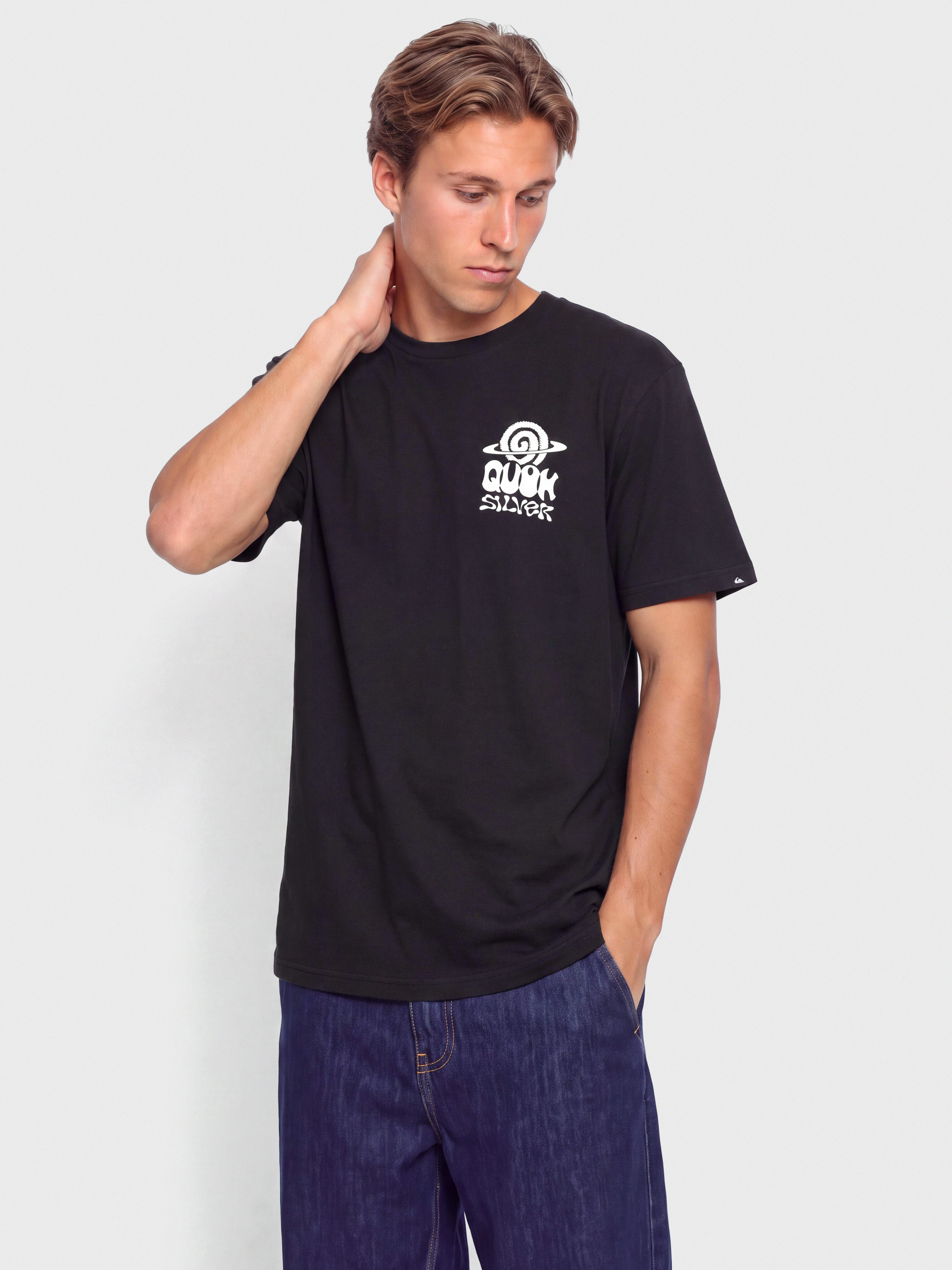 Tricou Quiksilver Cosmic Vibrations (black)