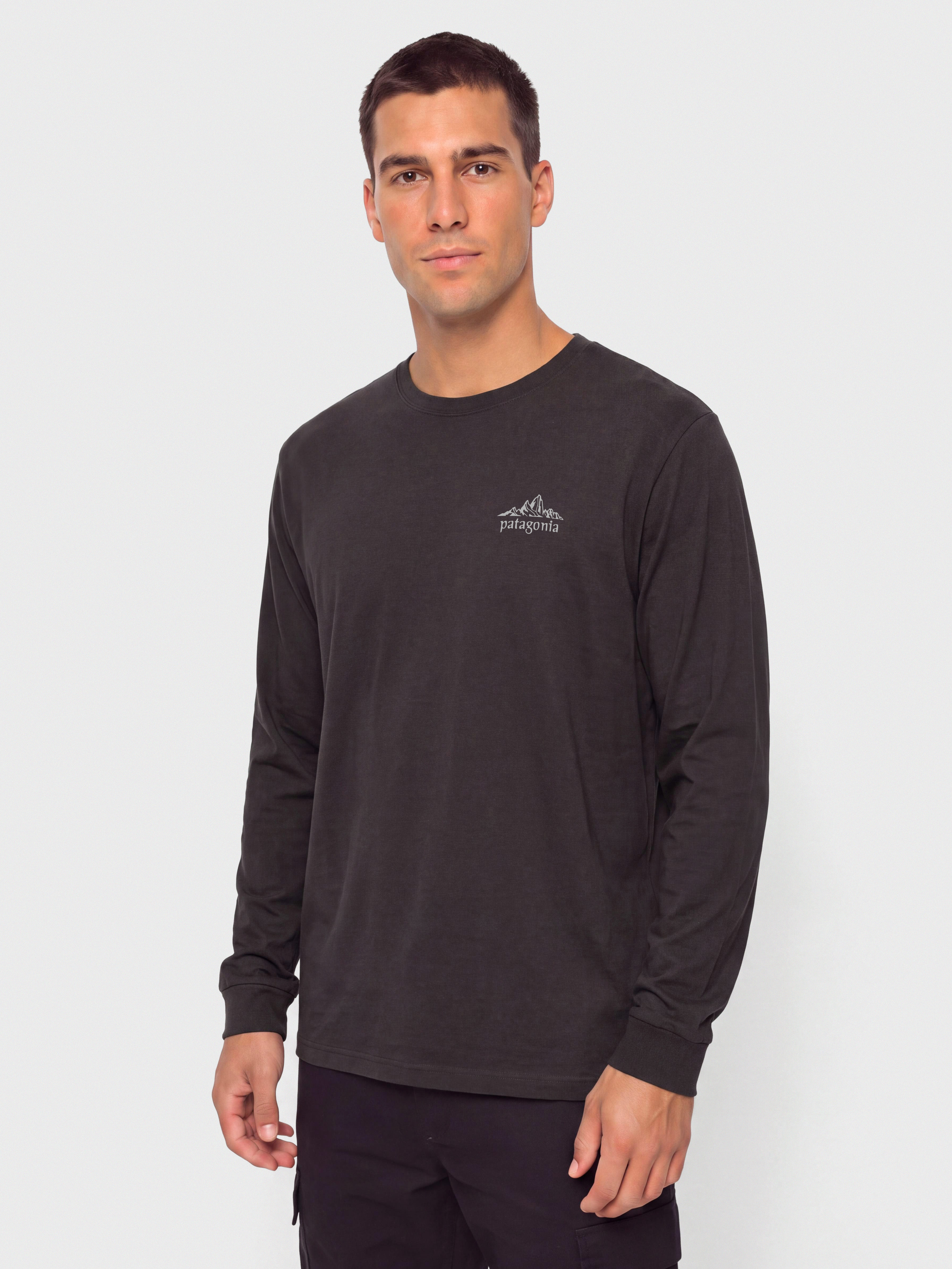 Longsleeve Patagonia Cloud Crag (ink black)