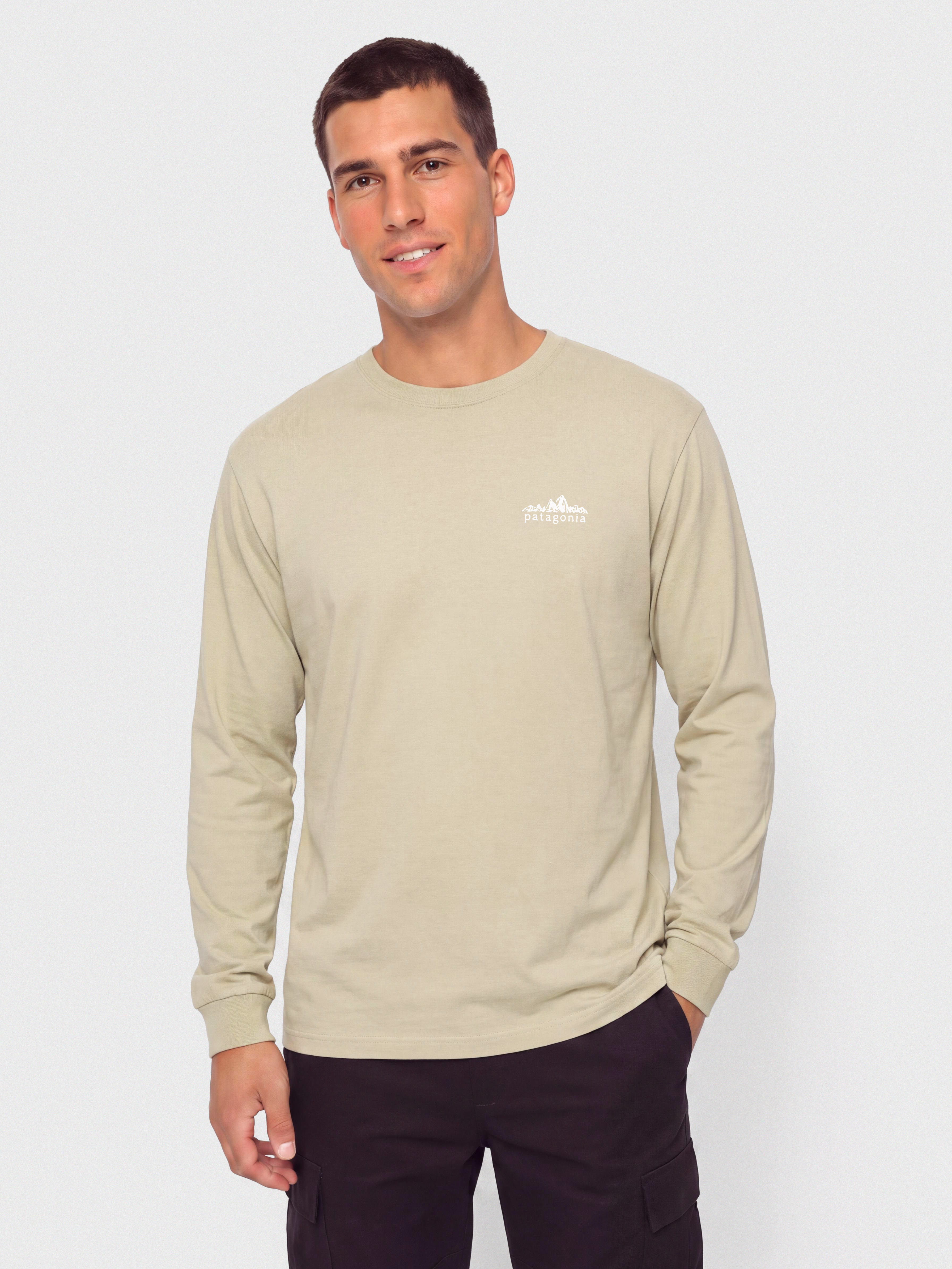 Longsleeve Patagonia Fitz Roy Foothills (weathered stone)