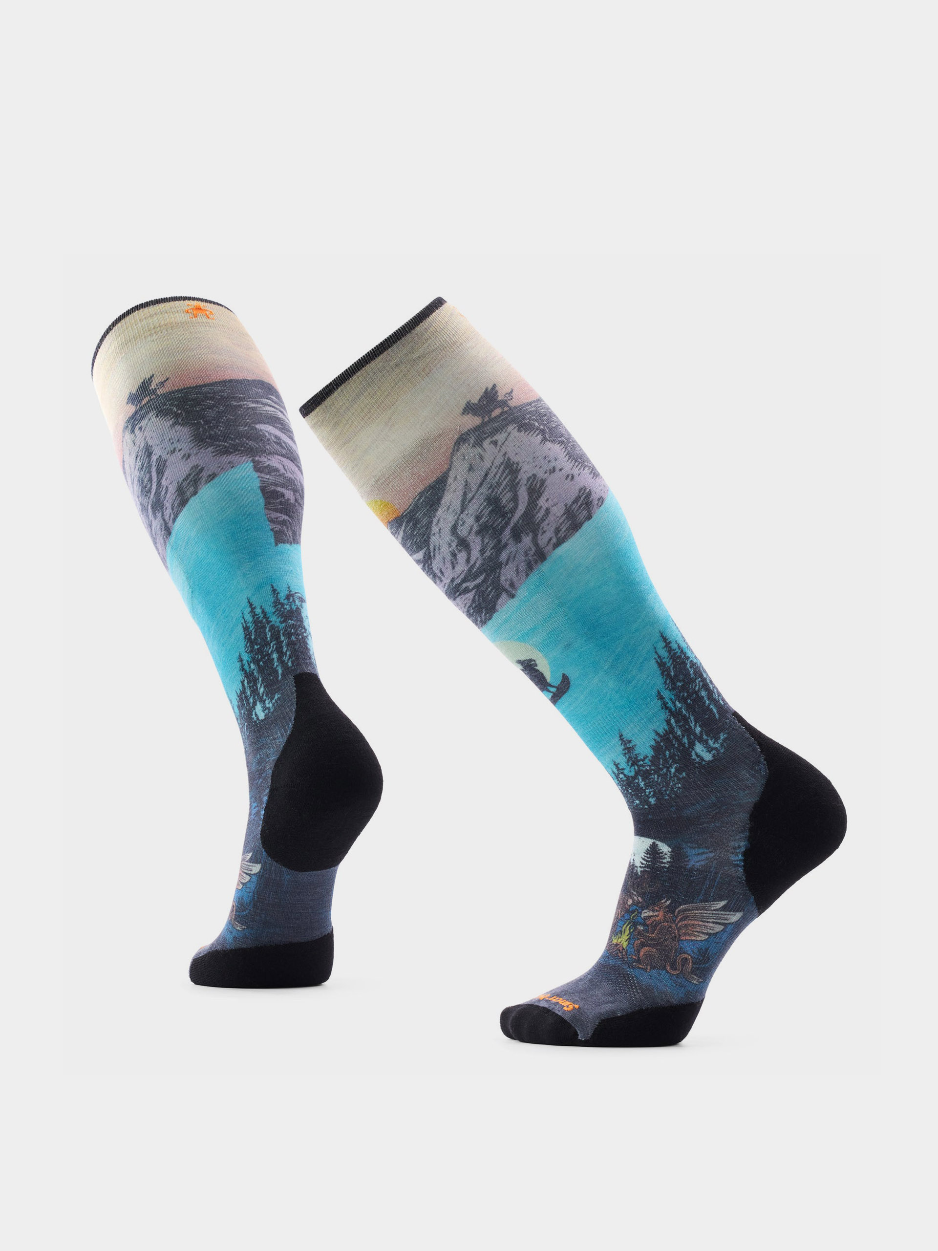 Șosete Smartwool Ski Targeted Cushion Winter Phase Print Otc