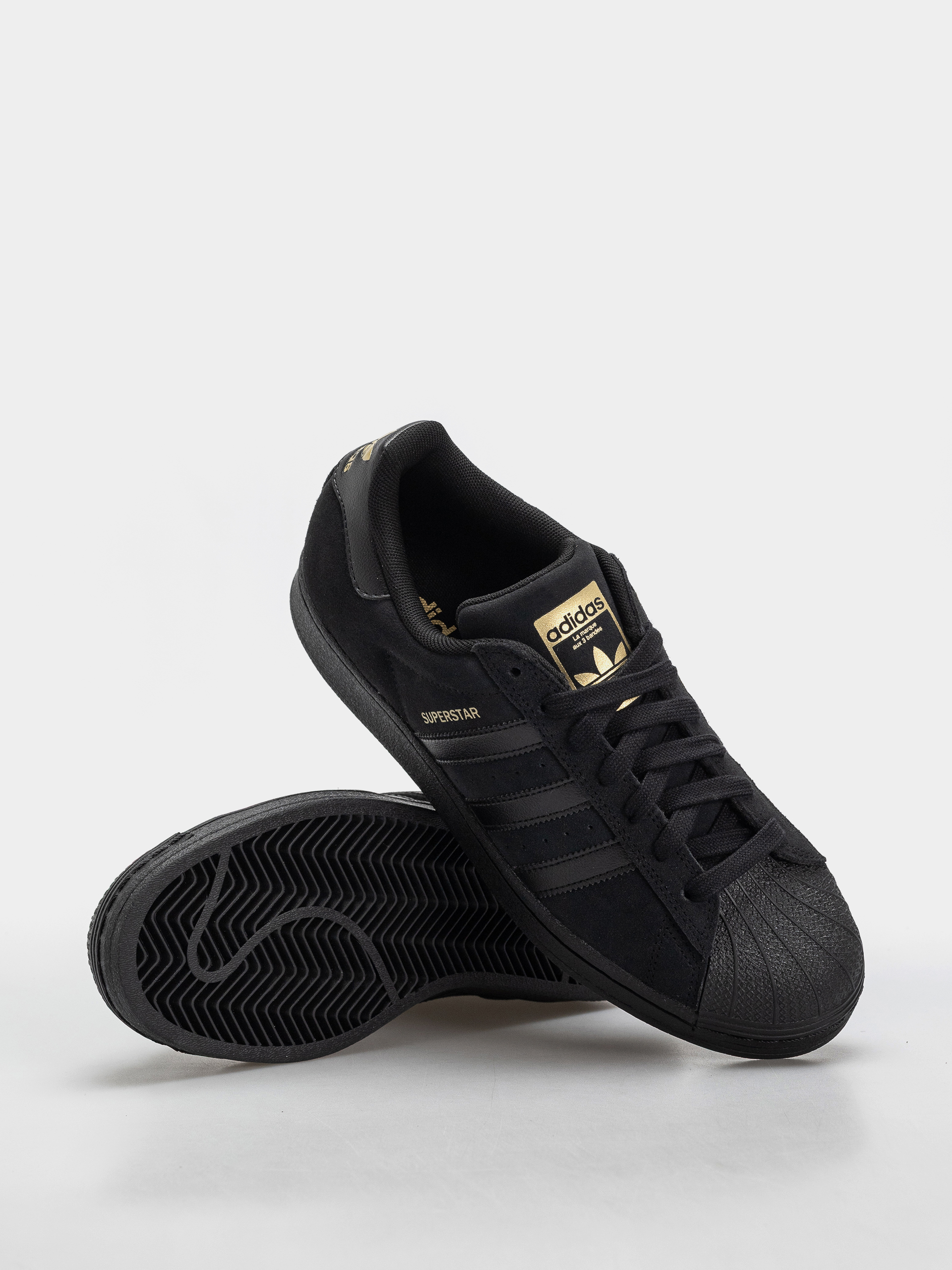 Pantofi adidas Superstar Adv (cblack/cblack/goldmt)