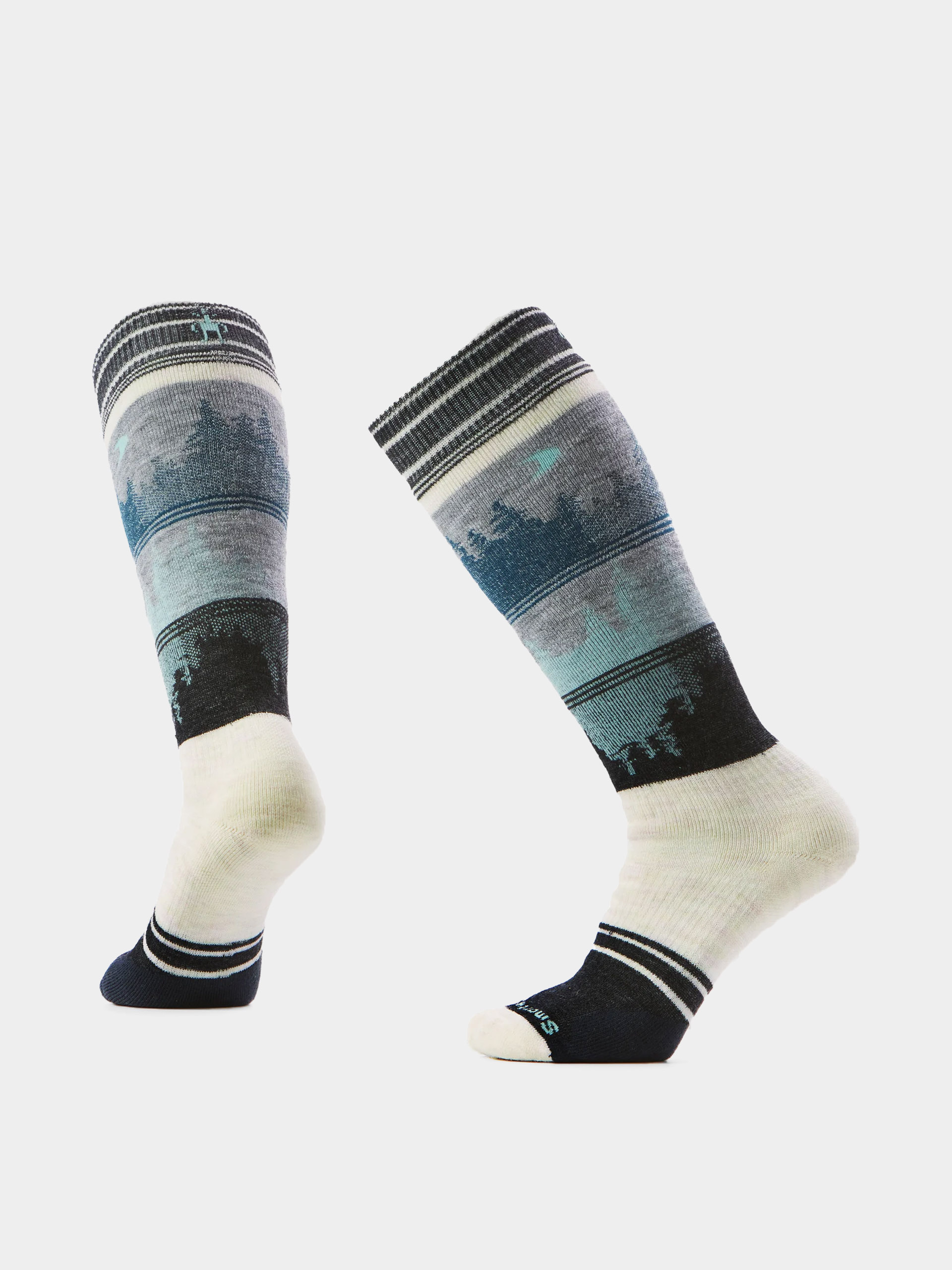 Șosete Smartwool Snowboard Full Cushion Twilight Vista Otc Wmn (moonbeam)