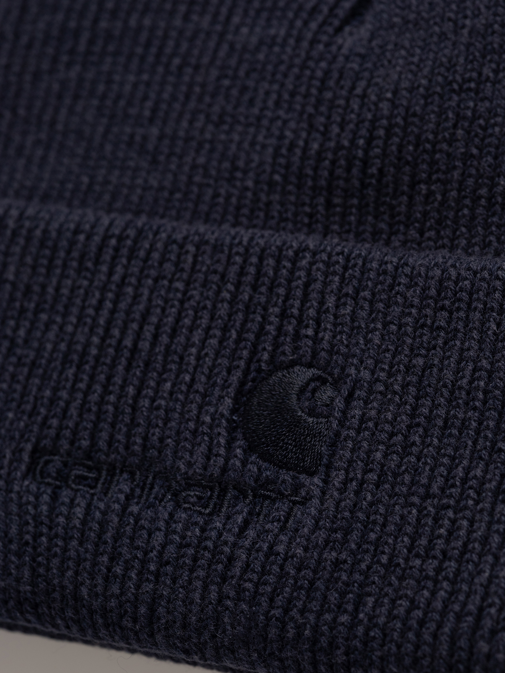 Căciulă Carhartt WIP Lambert (dark navy/moon wash)