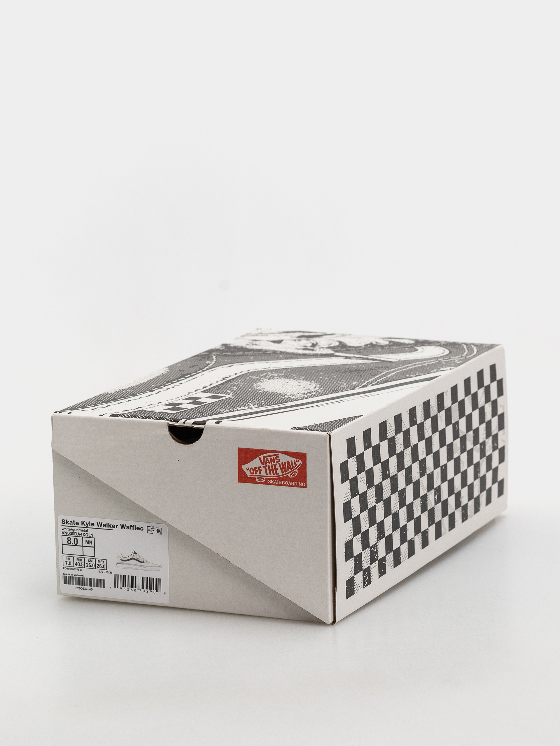 Pantofi Vans Skate Kyle Walker Wafflecup (white/gunmetal)
