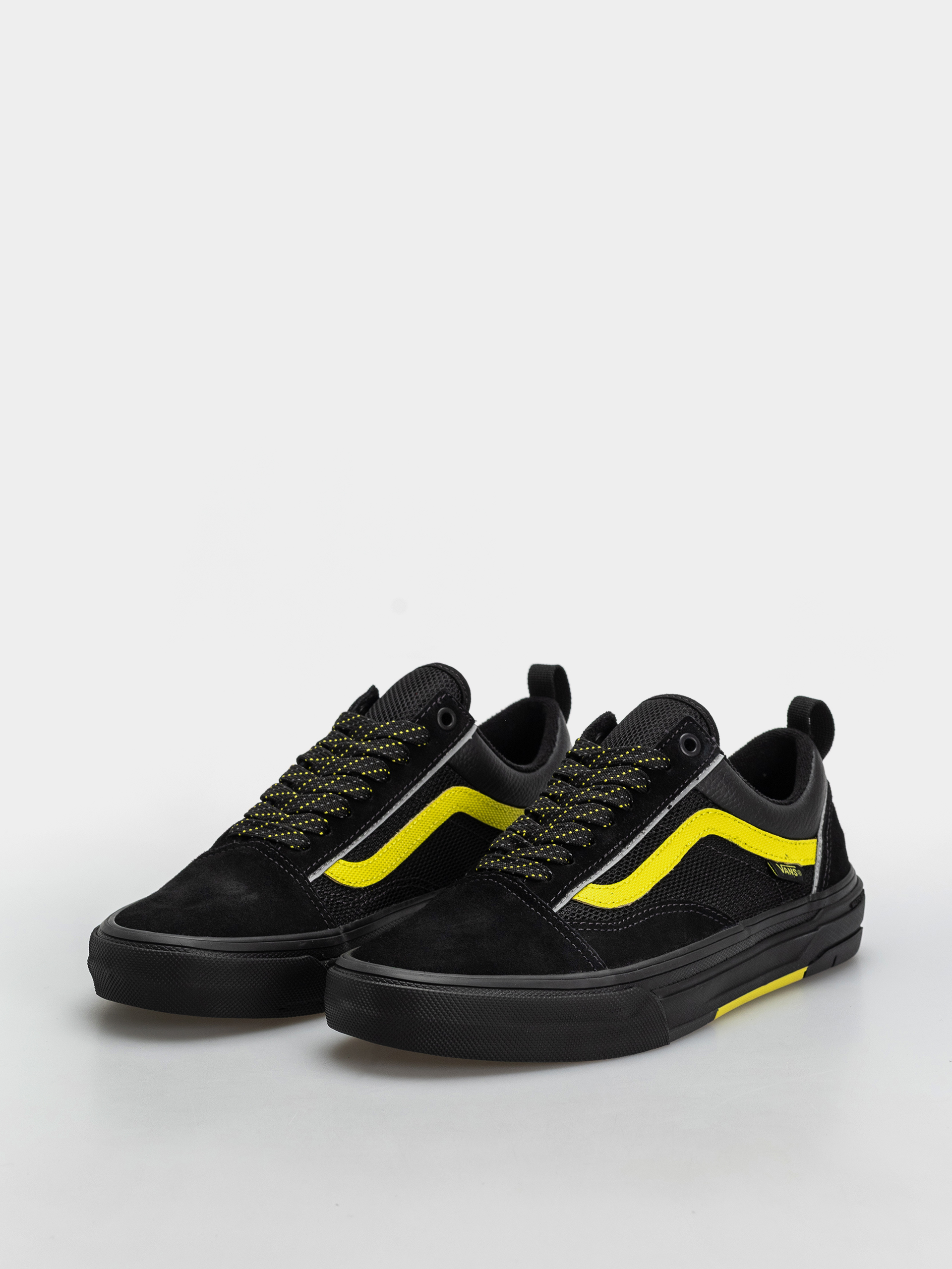 Pantofi Vans Skate Old Skool Wafflecup (black/lime)