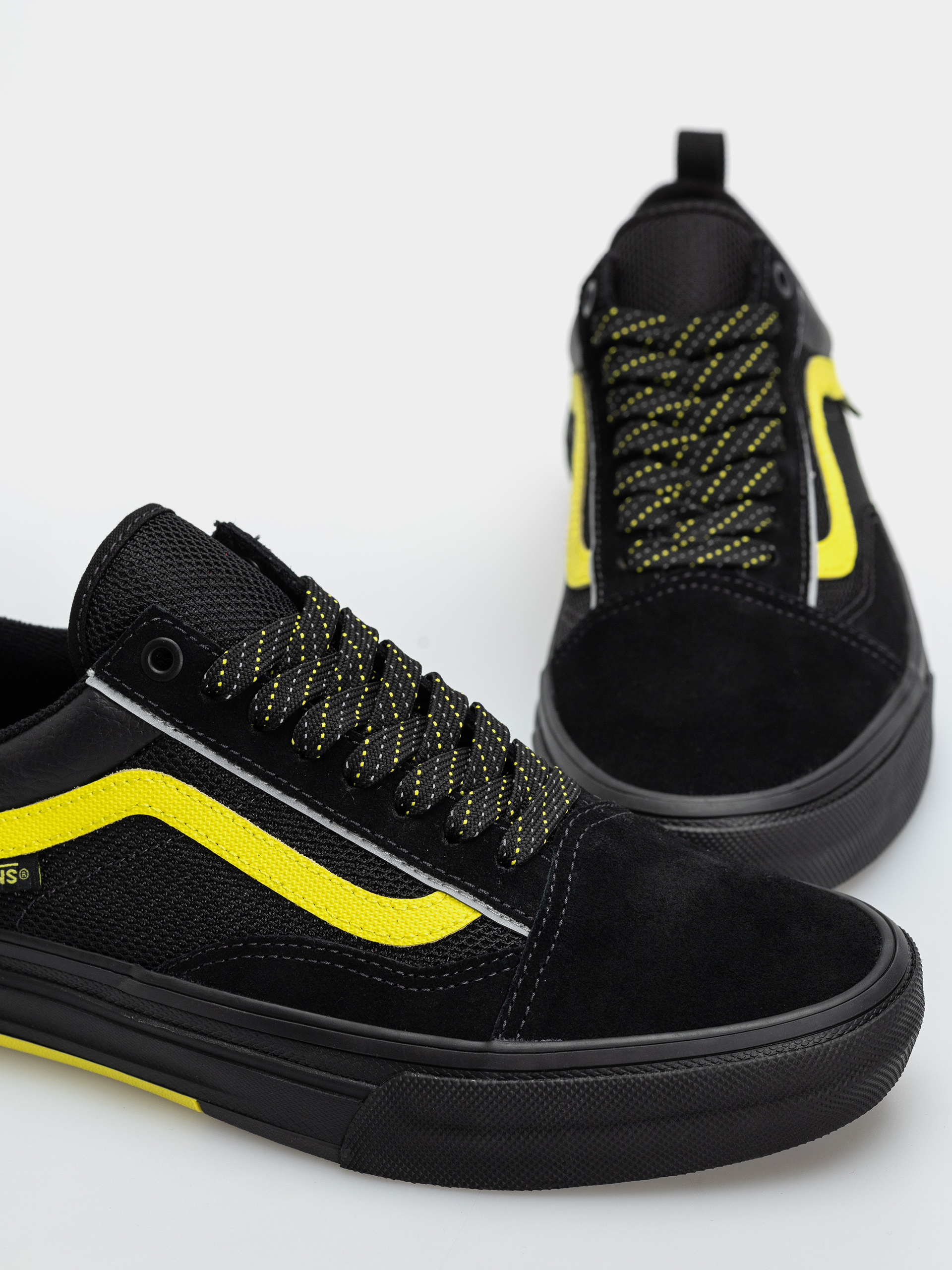 Pantofi Vans Skate Old Skool Wafflecup (black/lime)