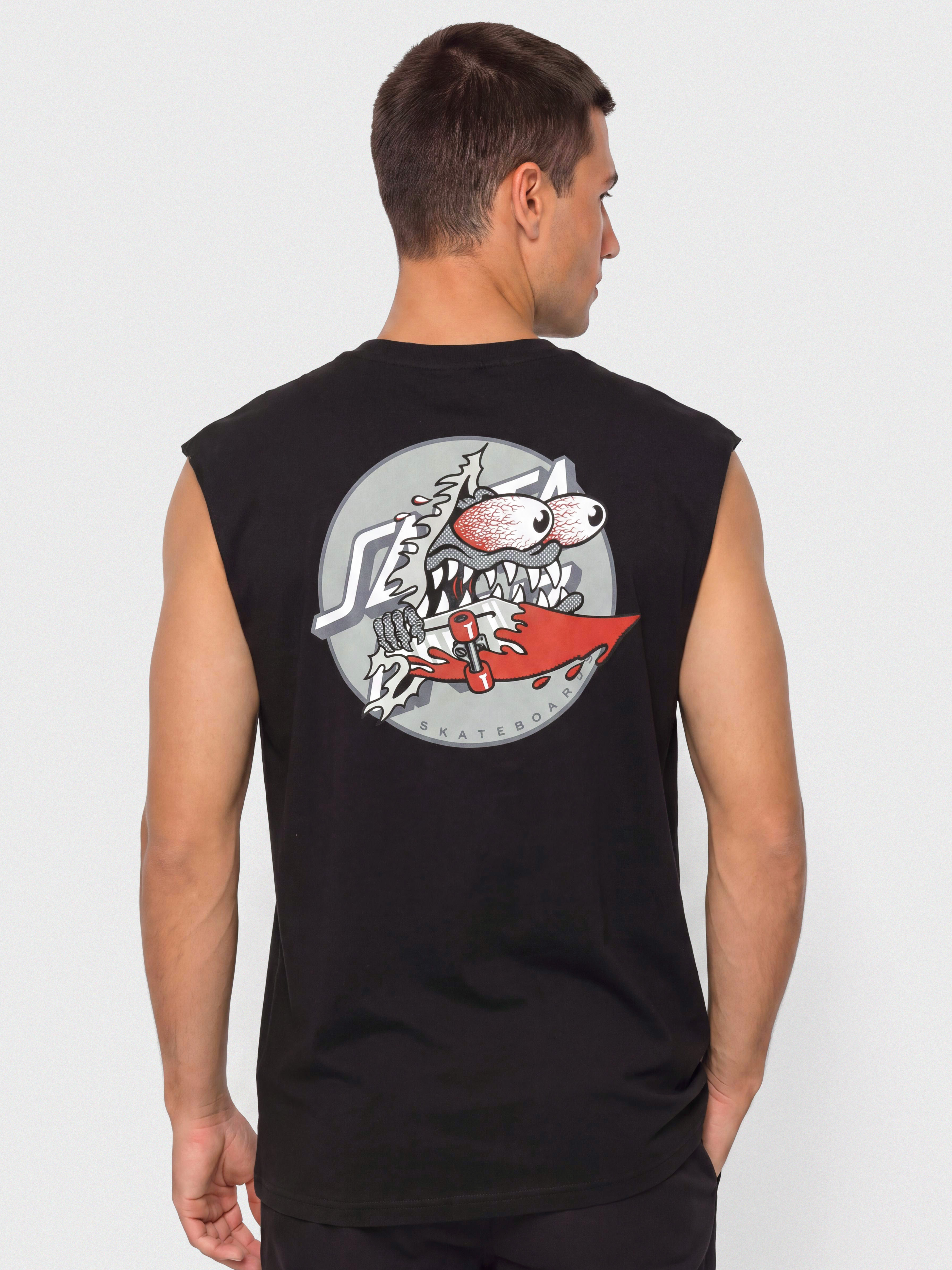 Tricou Santa Cruz Meek Slashed Dot Vest (black)
